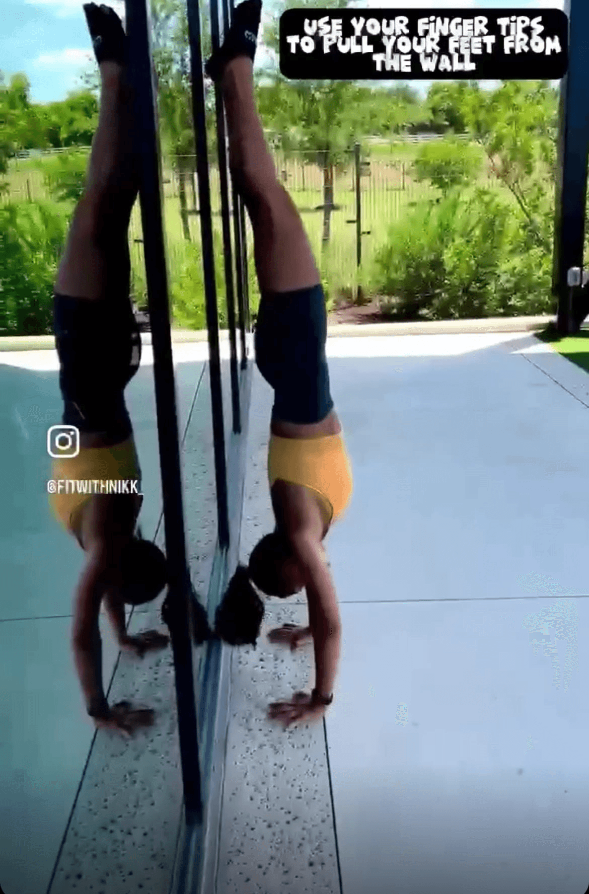 Handstand drills