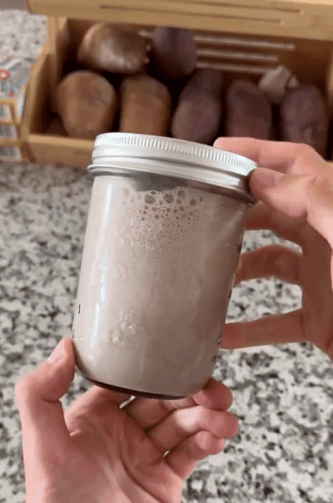 Healthy chocolate milk