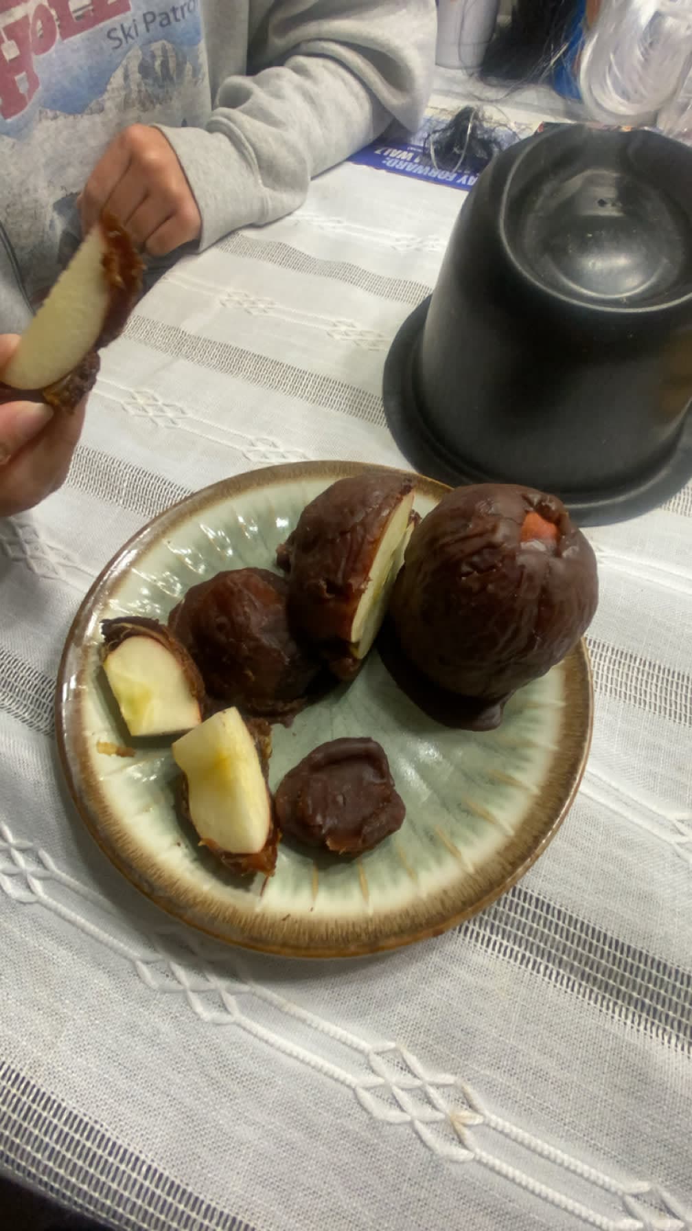 Healthy Chocolate Covered Date Apples