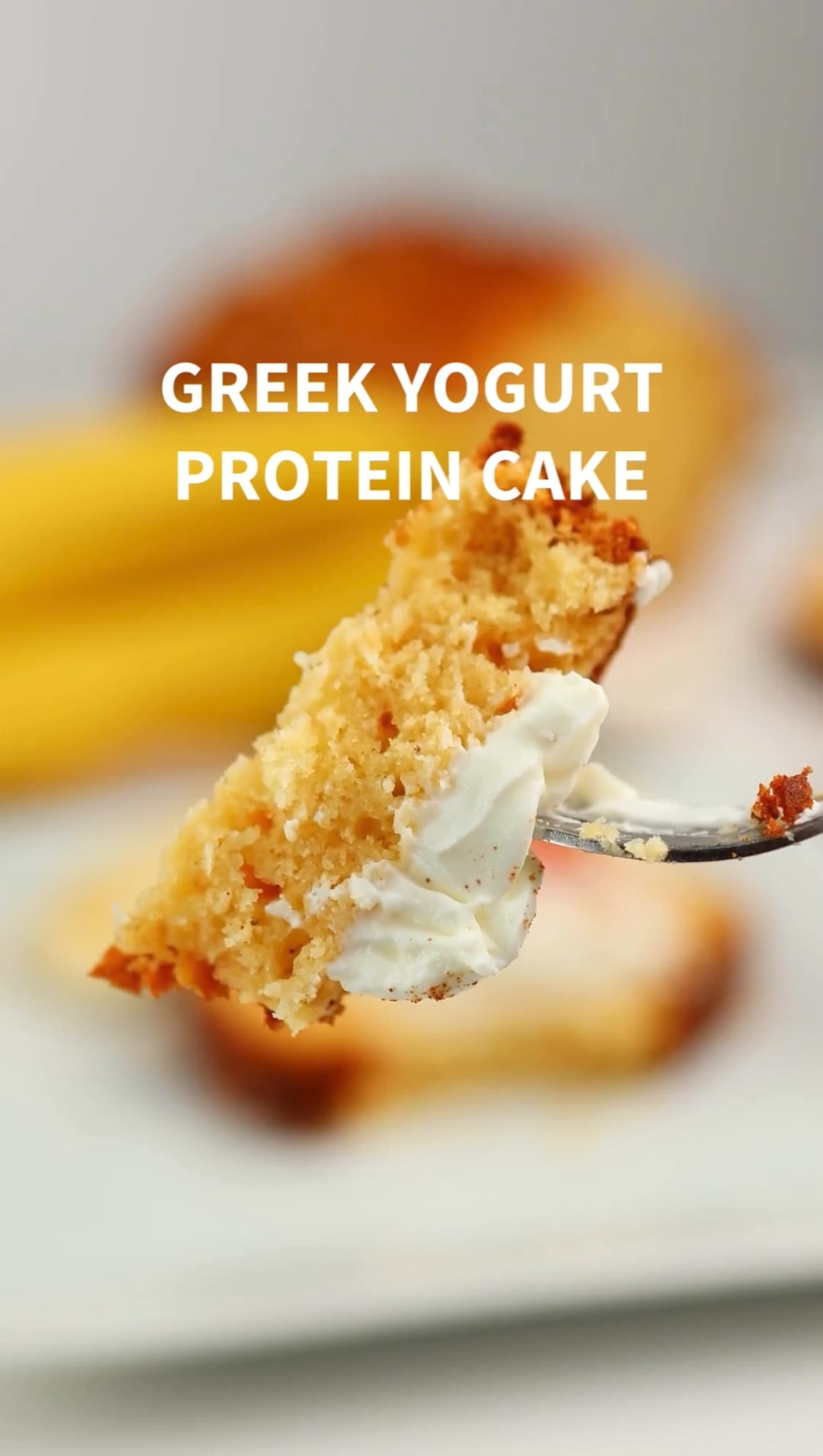 Greek Yogurt Protein Cake