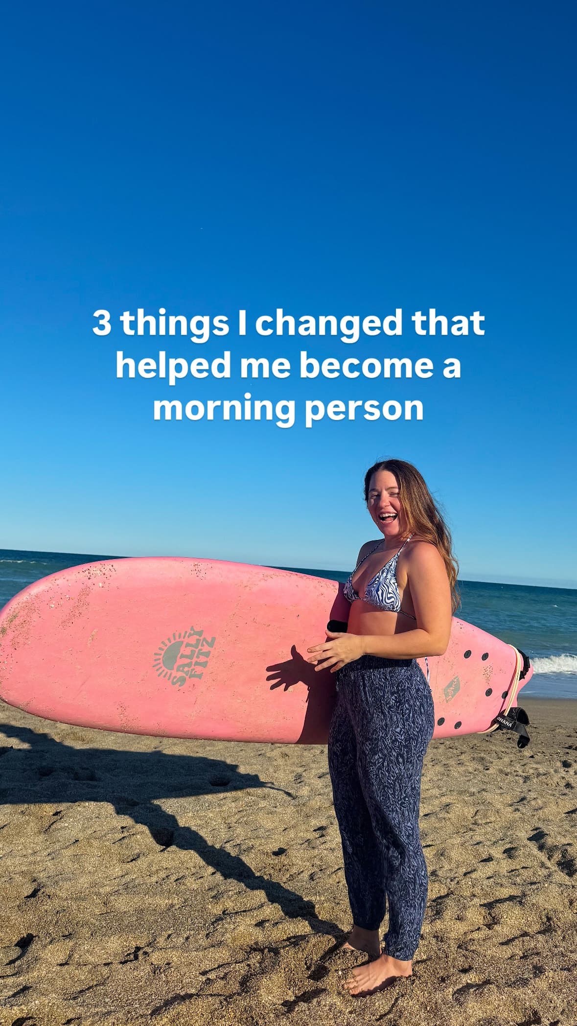 3 steps to become a morning person