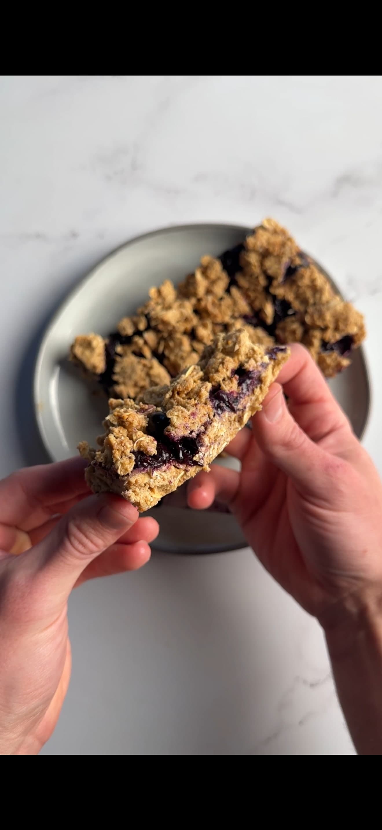 Protein Blueberry oat bars!!