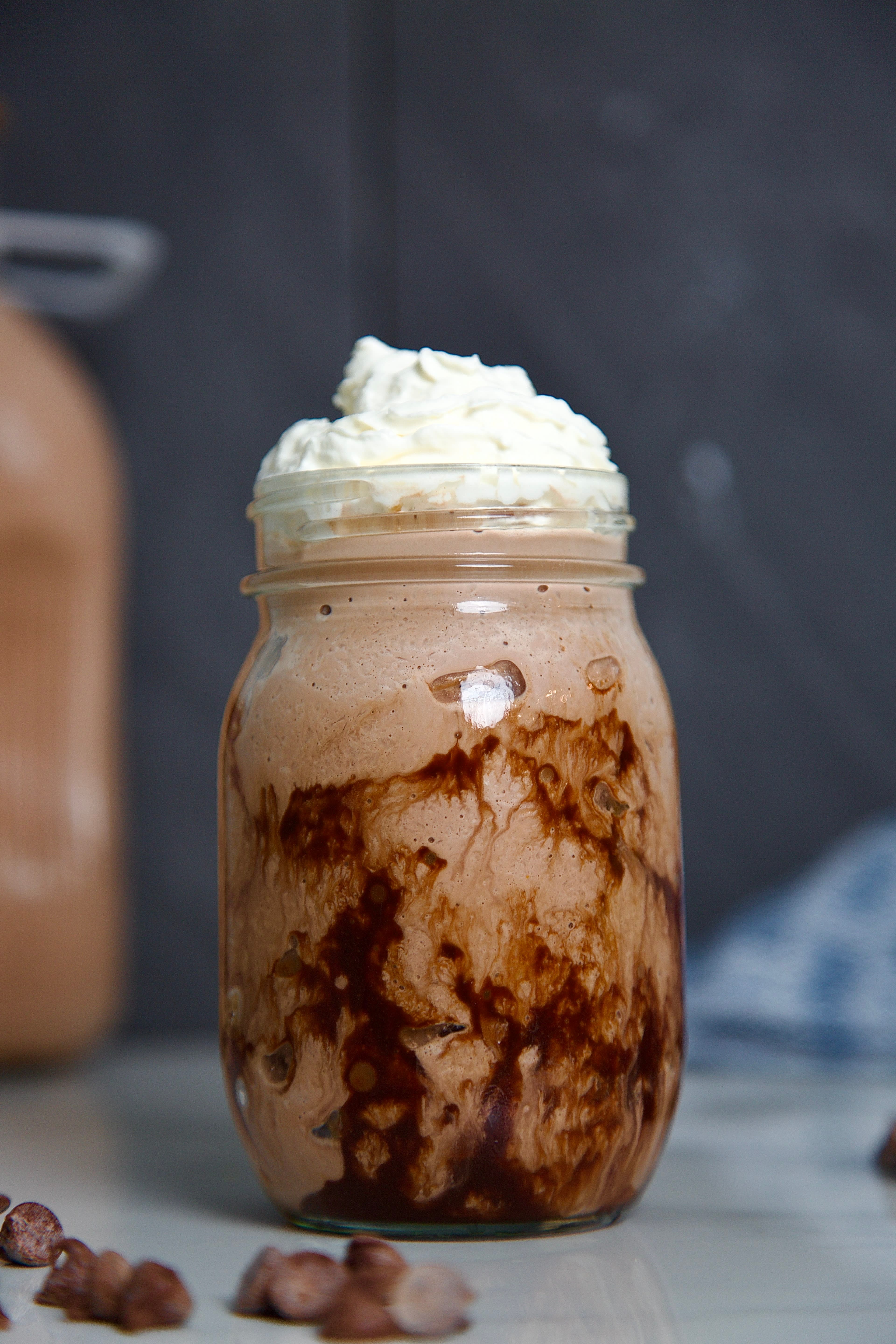 PB Chocolate protein milkshake