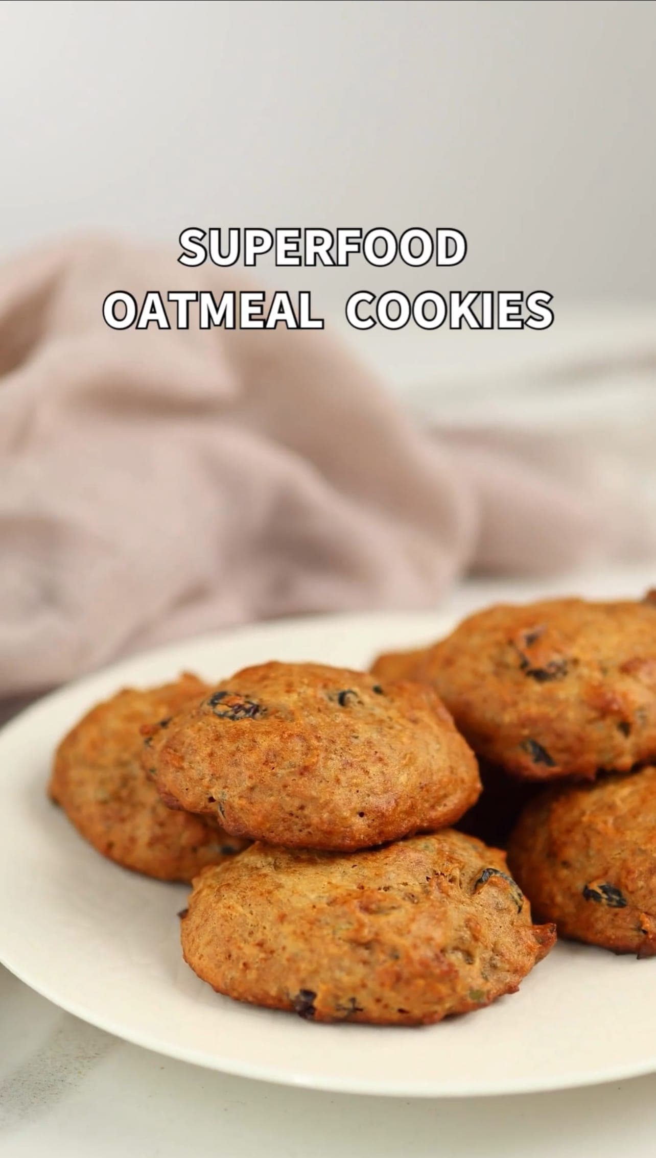 Superfood Oatmeal Cookies