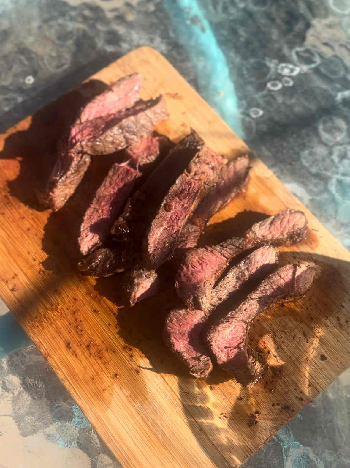 Wagyu sirloin tip steak