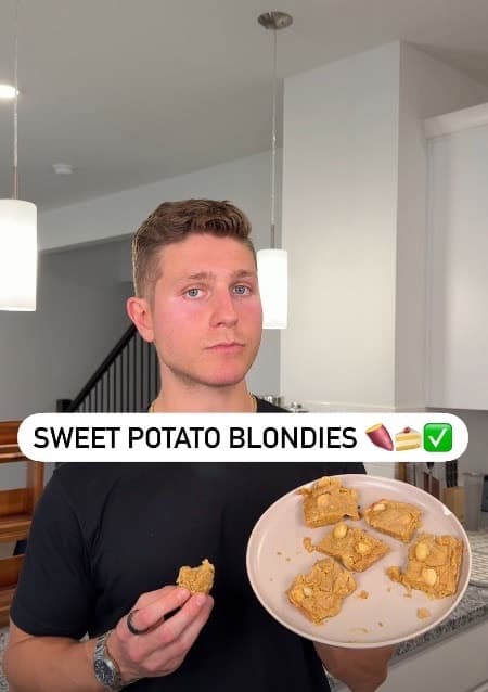 Sweet Potato Blondies