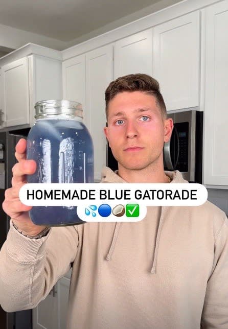 Homemade Blue Gatorade