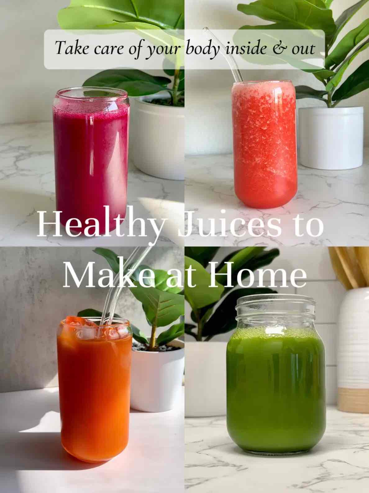 Healthy Juices to Make at Home