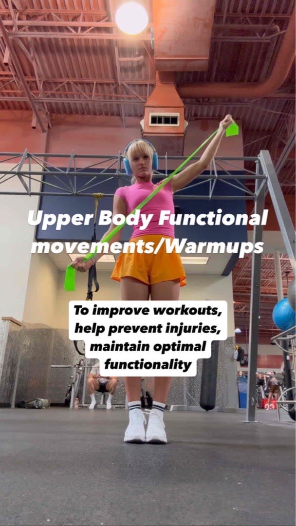 EASY - Upper Body Functional Movements/warmups