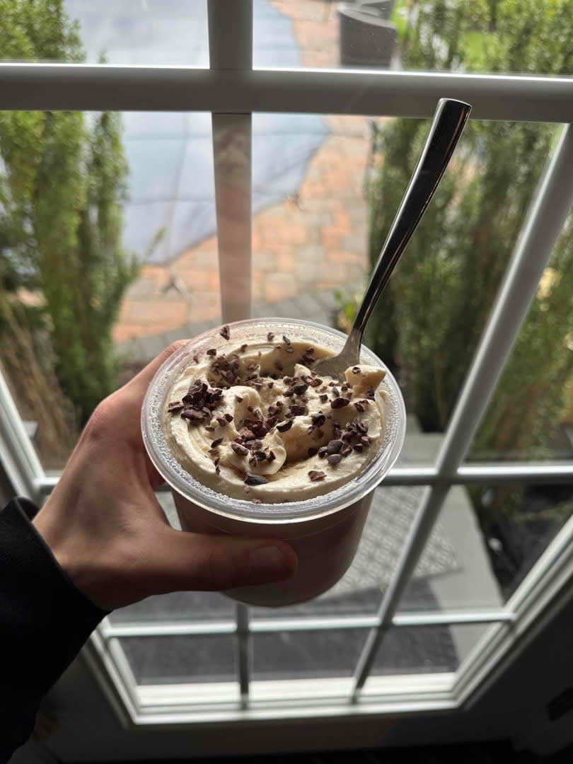 Healthy Salted Caramel Ice Cream 🍦