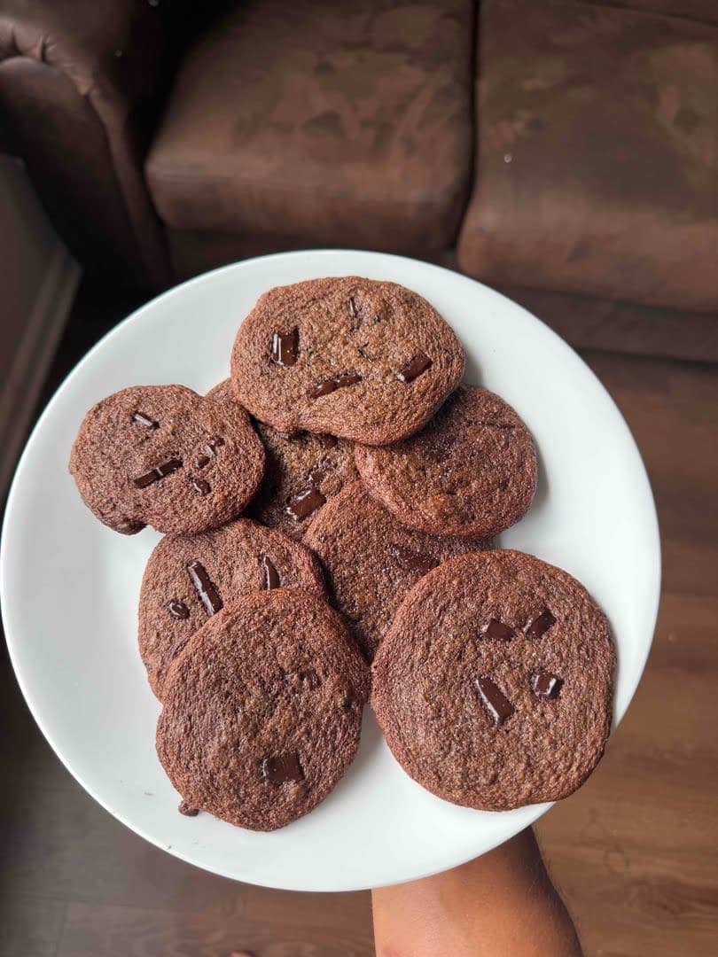 Chocolate Protein Cookies