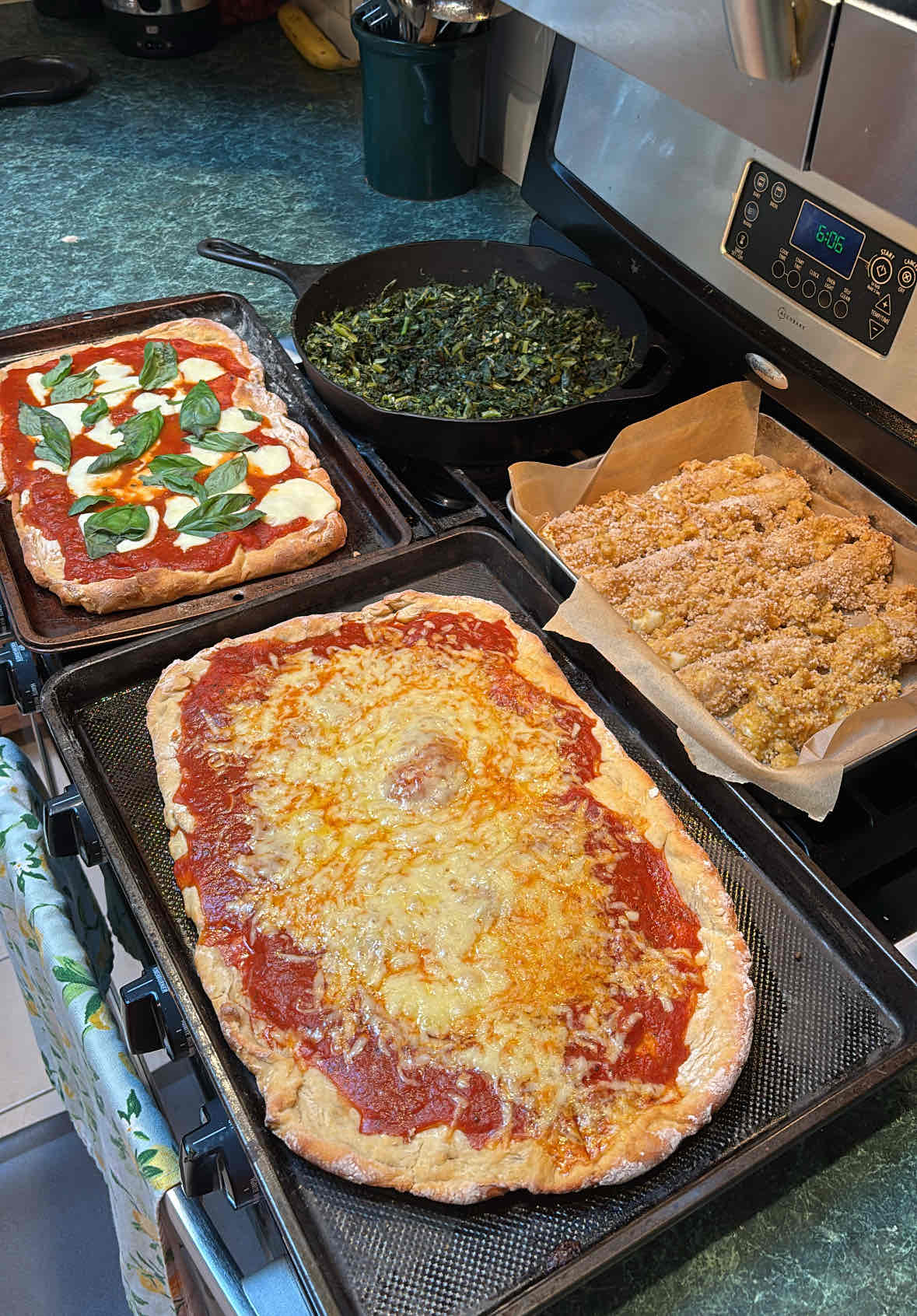 High protein Greek yogurt pizza