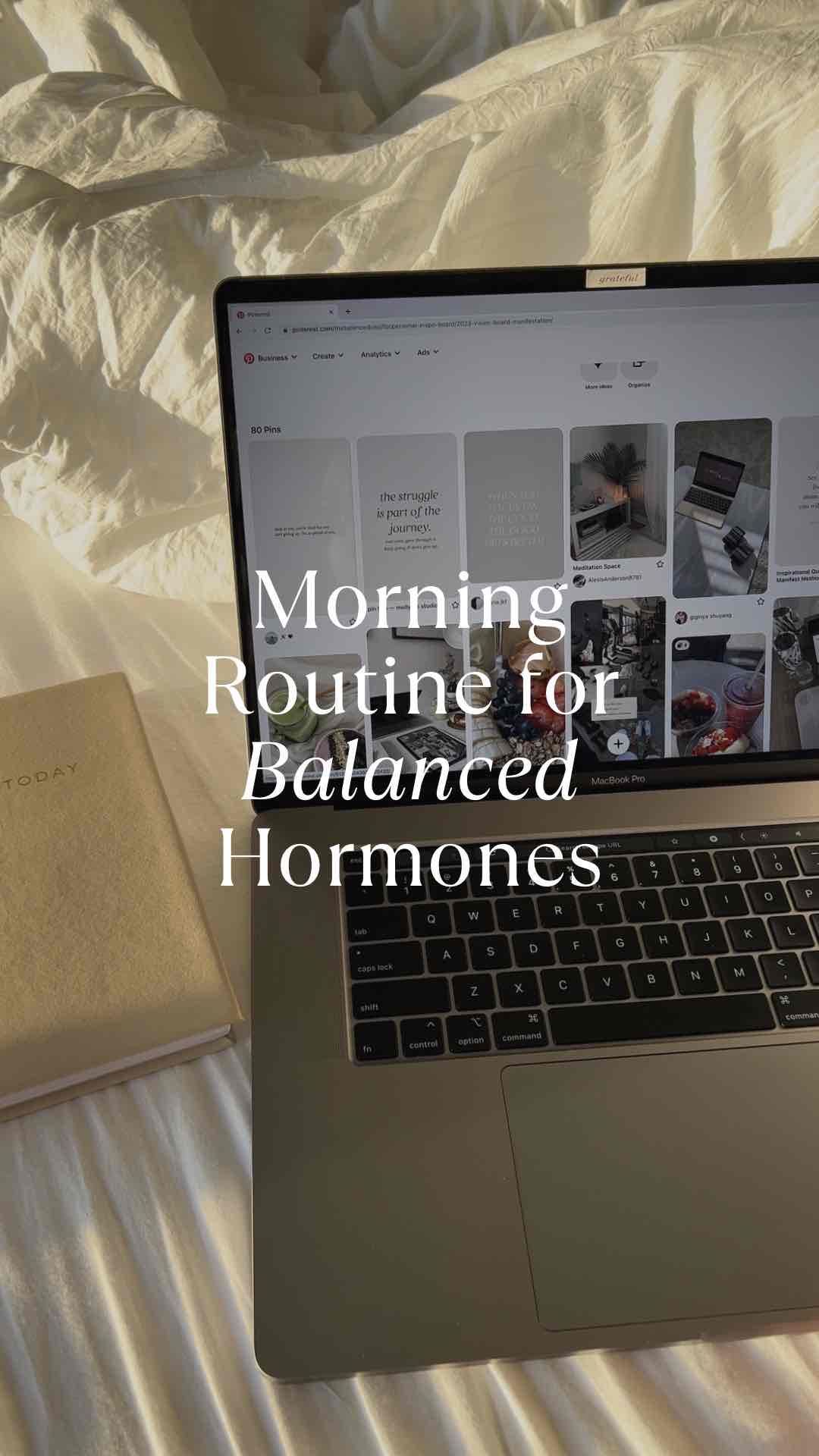 Morning routine for balanced hormones