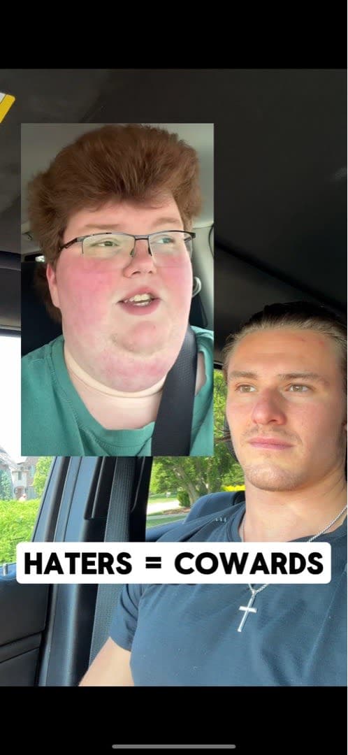 Reaction to internet hate