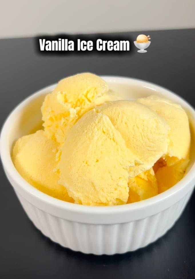Homemade Vanilla Ice Cream