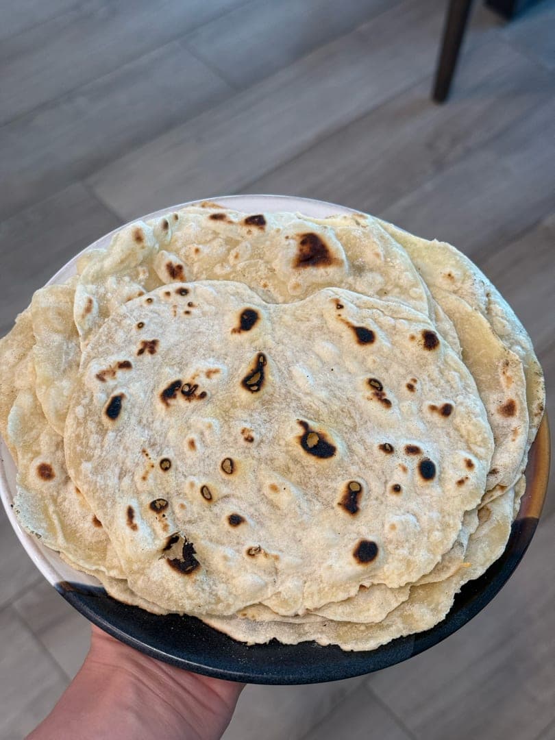 Homemade tortilla recipe