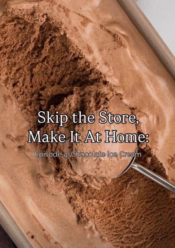Homemade Chocolate Ice Cream