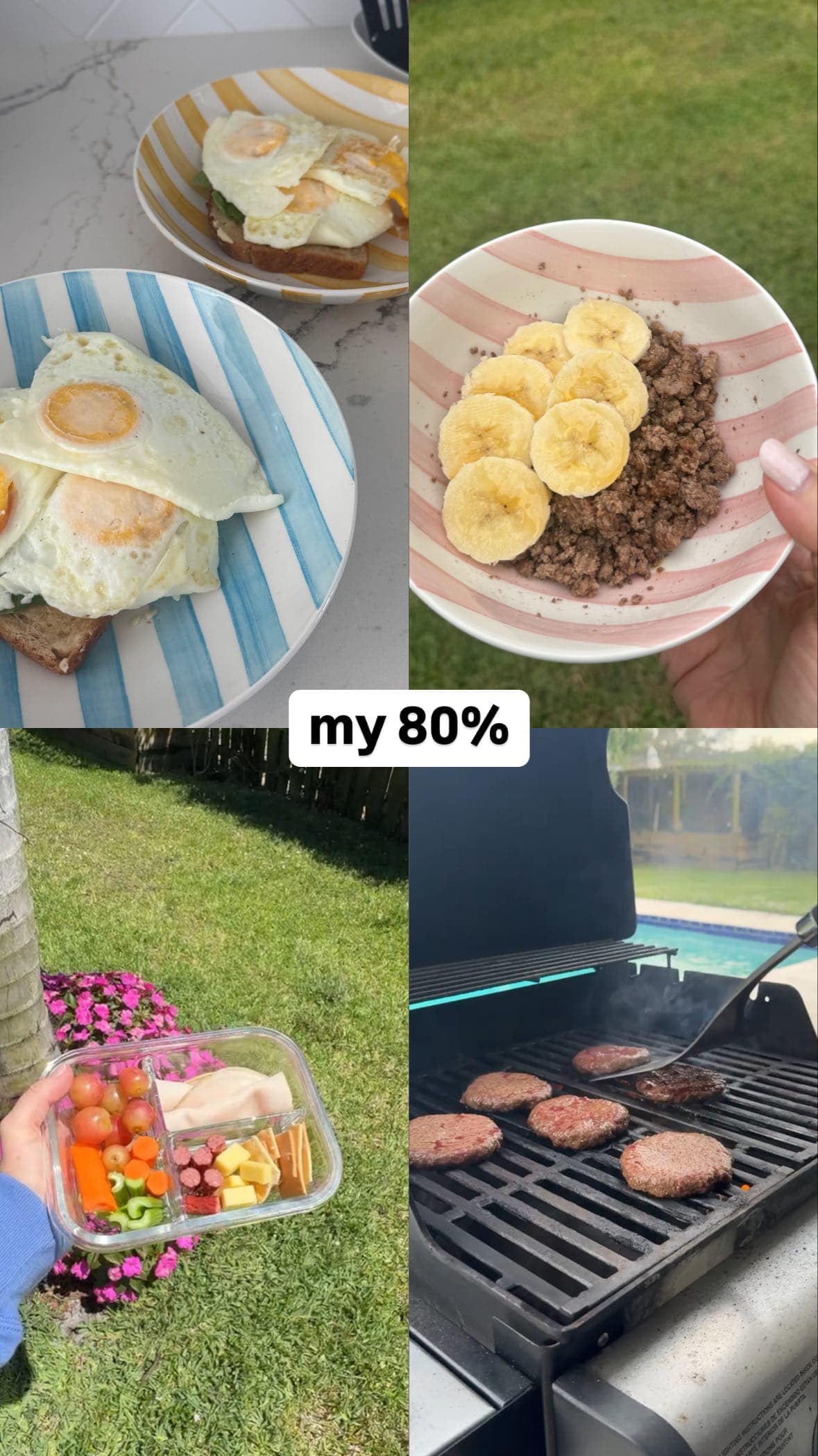 what my 80/20 looks like