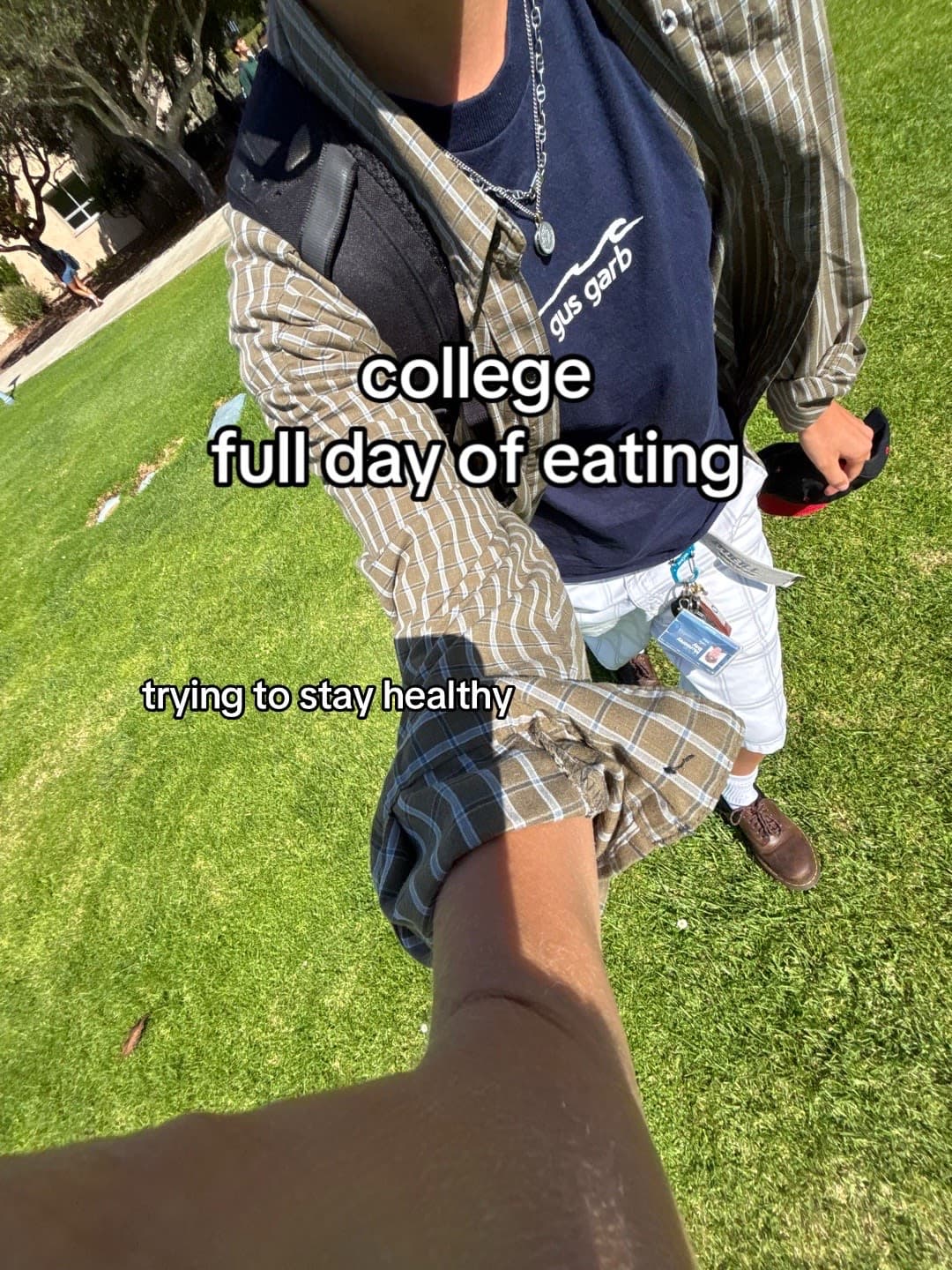 college full day of eating
