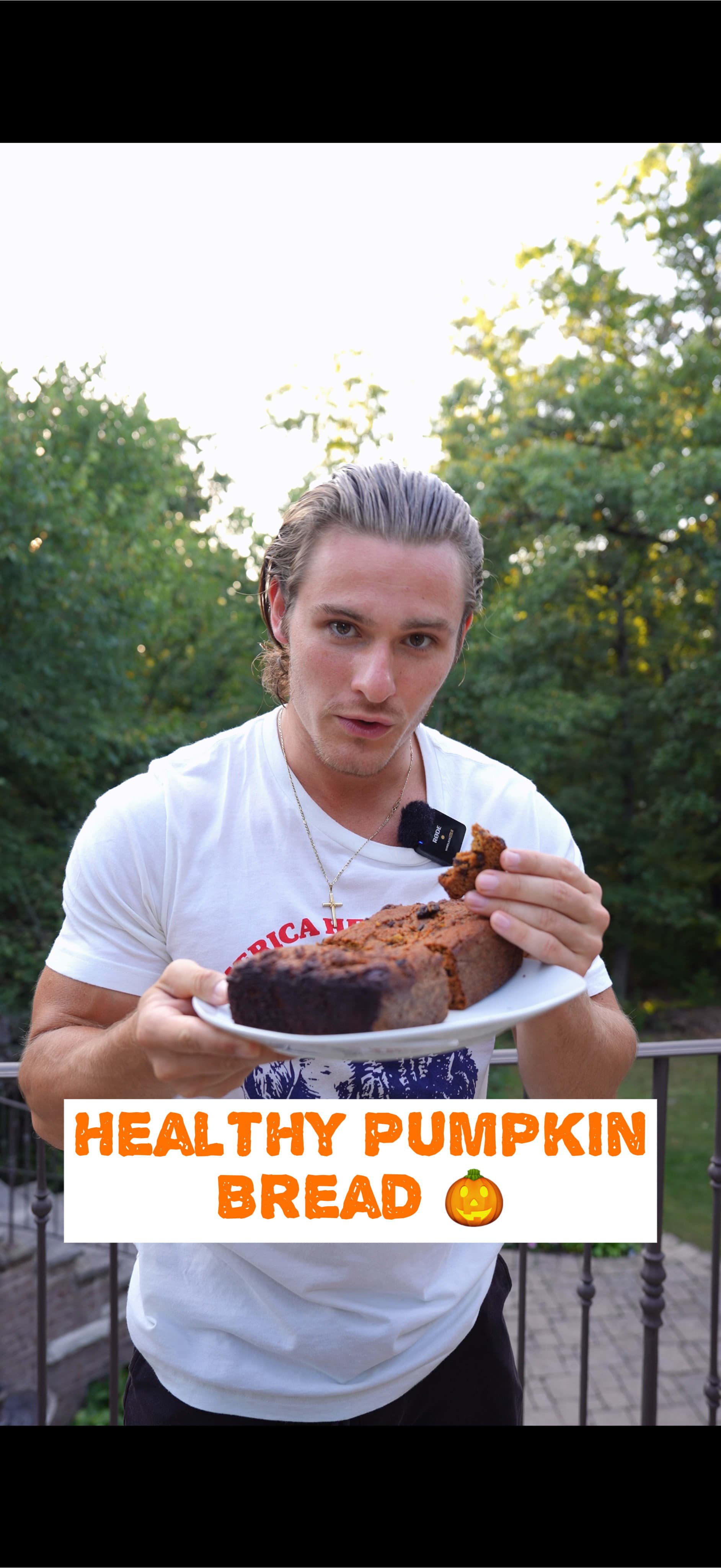 Real Ingredient Pumpkin Bread 🎃🔥