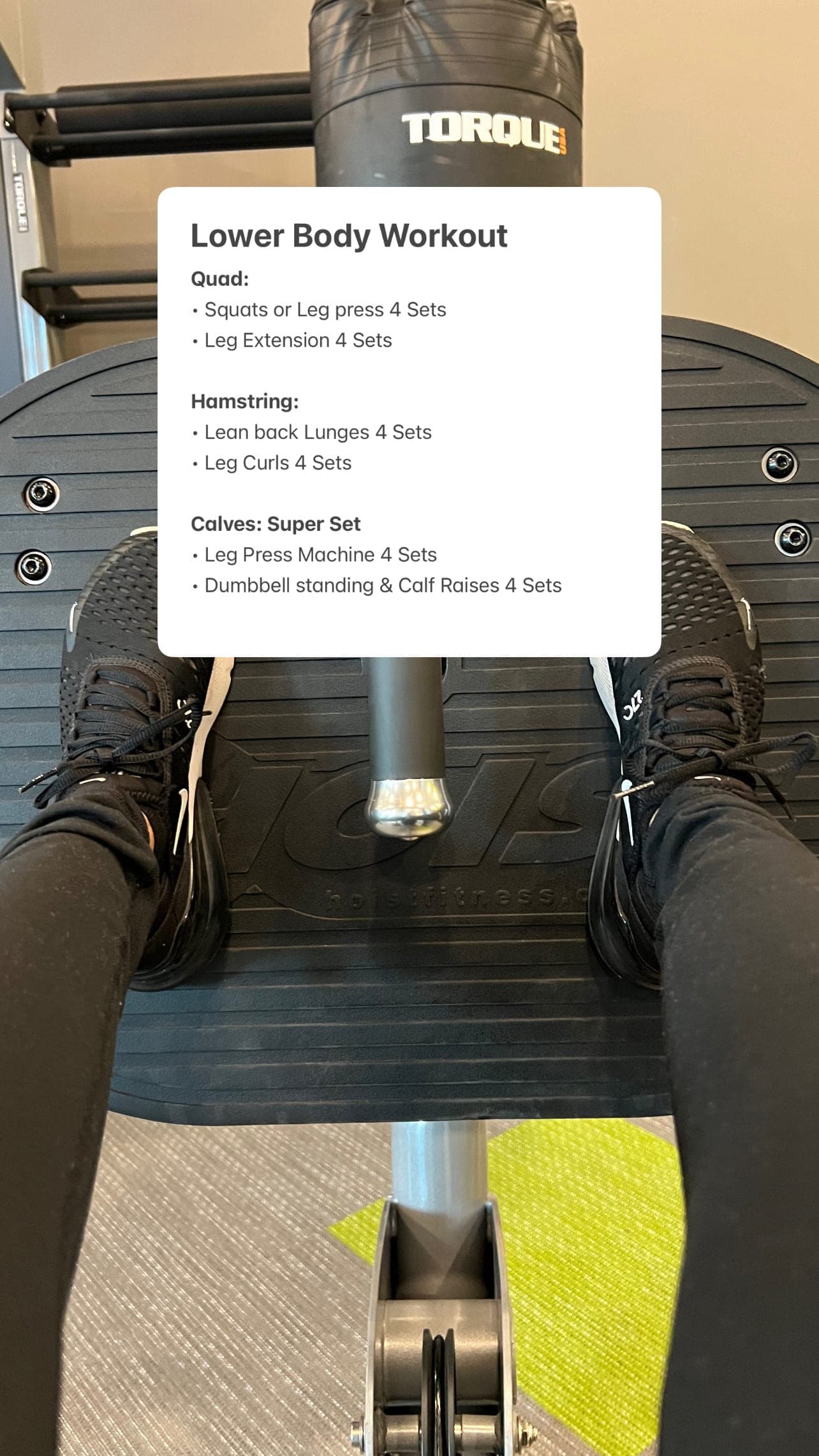 New leg day routine unlocked