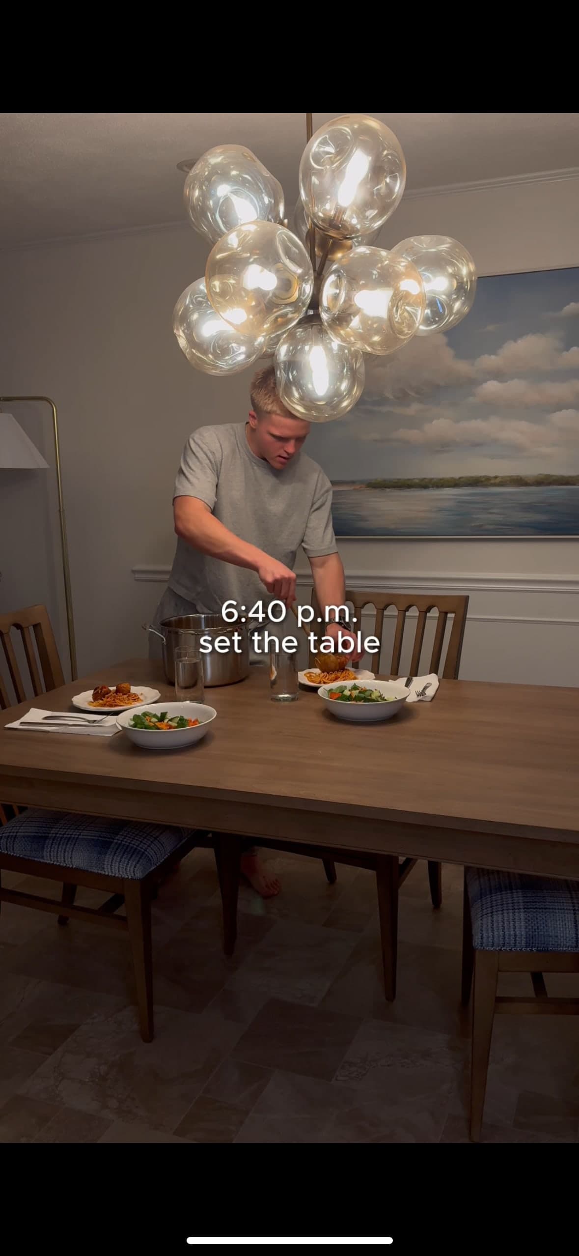 Cooking for mom👨🍳