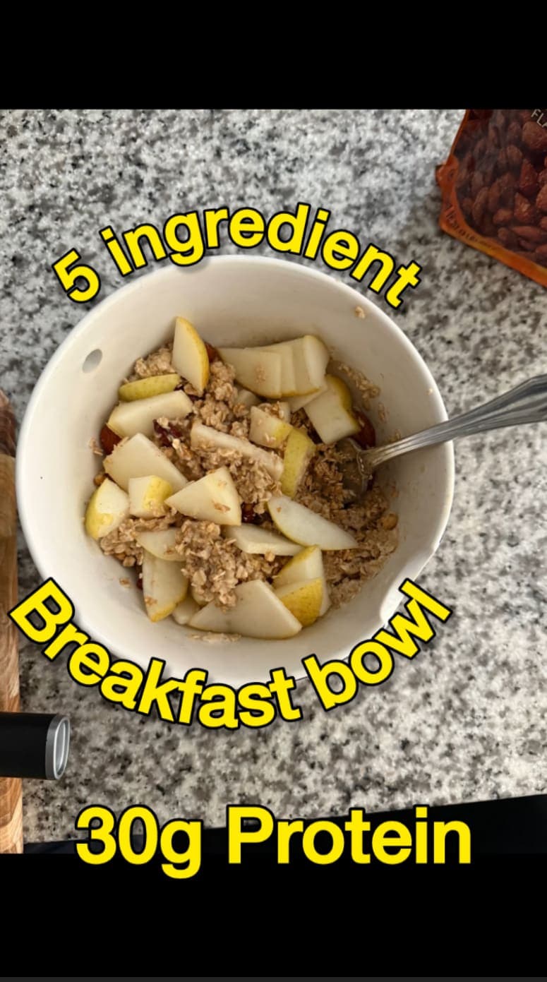 5 Ingredient Breakfast Bowl (30g Protein!)