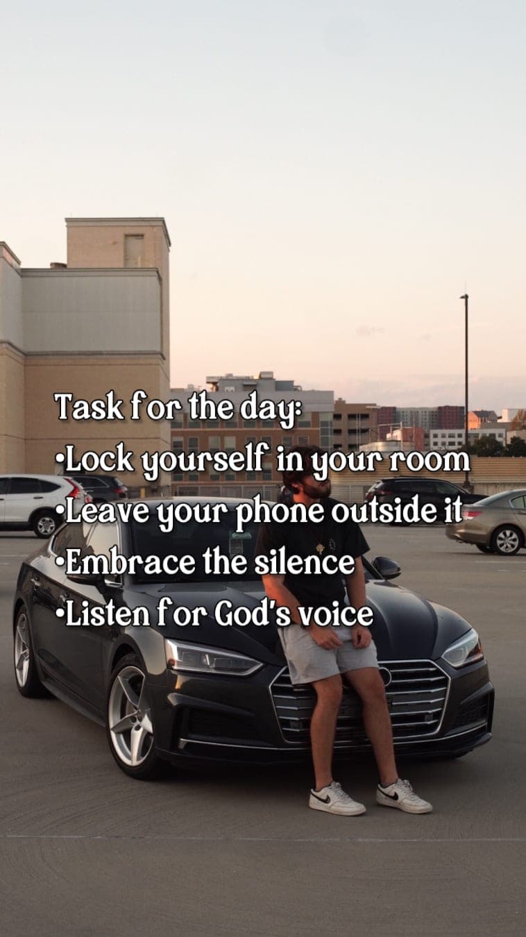 Embrace the silence!