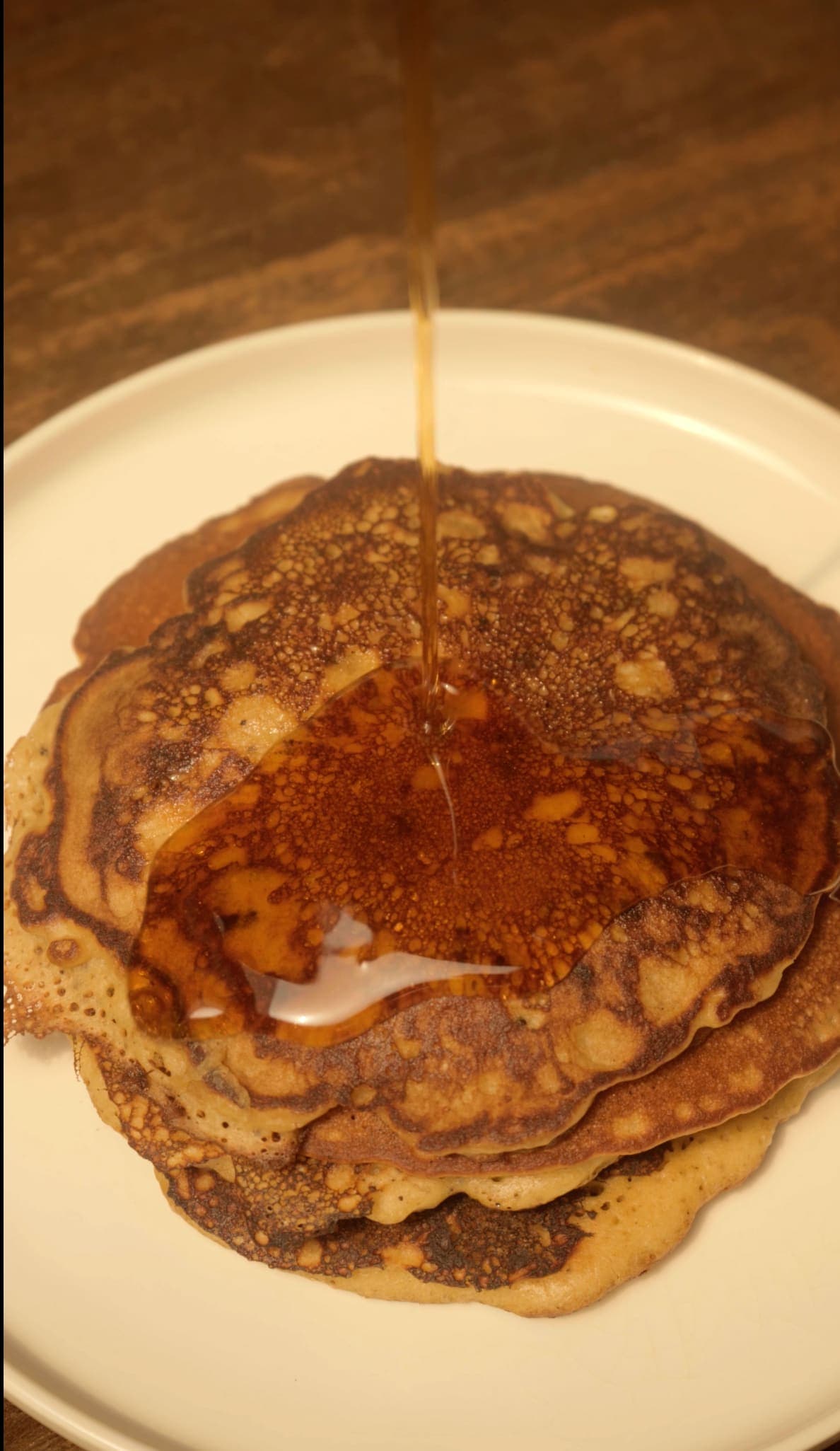 Chocolate macadamia pancakes