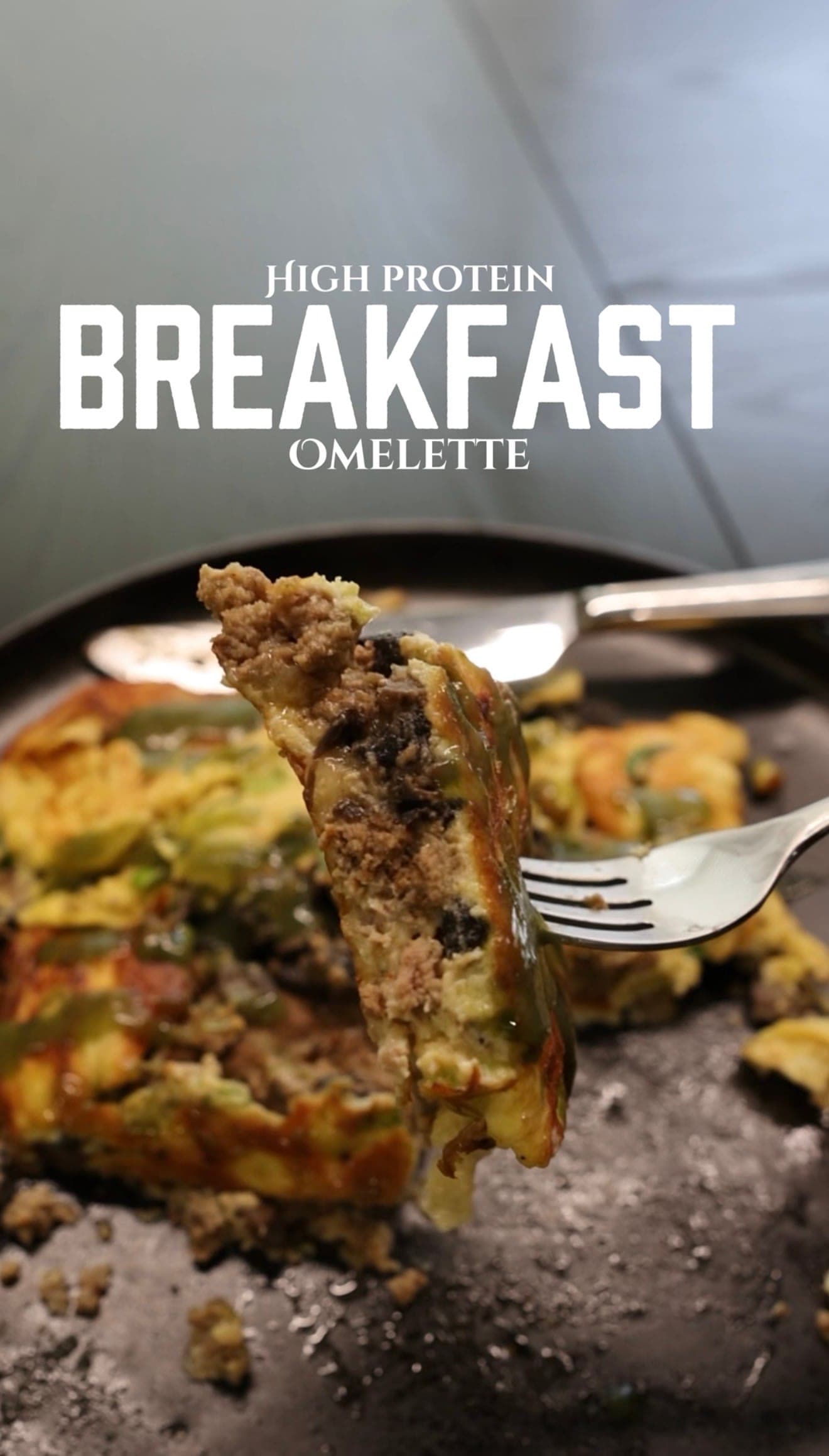 High protein breakfast omelette