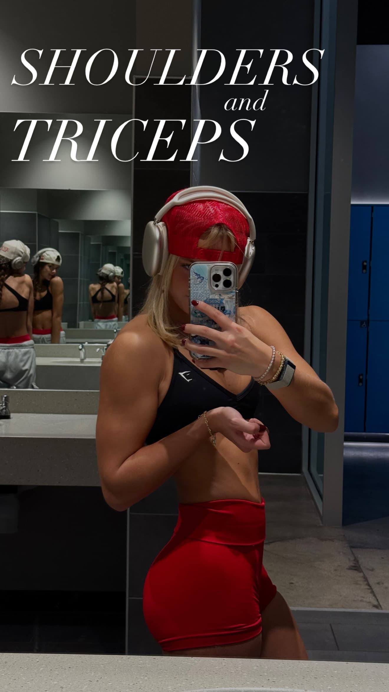 Shoulders and triceps!