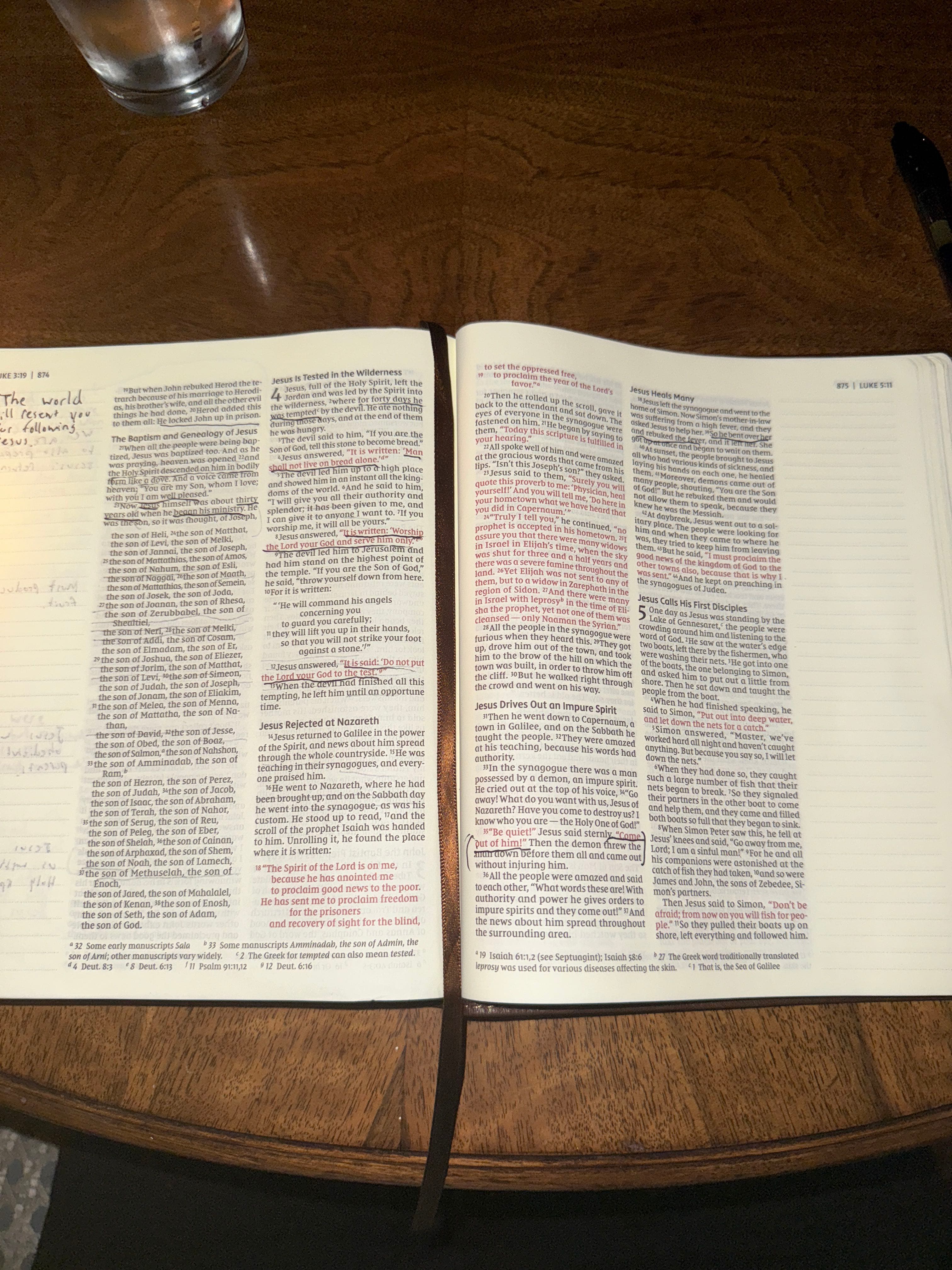 Read scripture with me Day 4 Luke 4