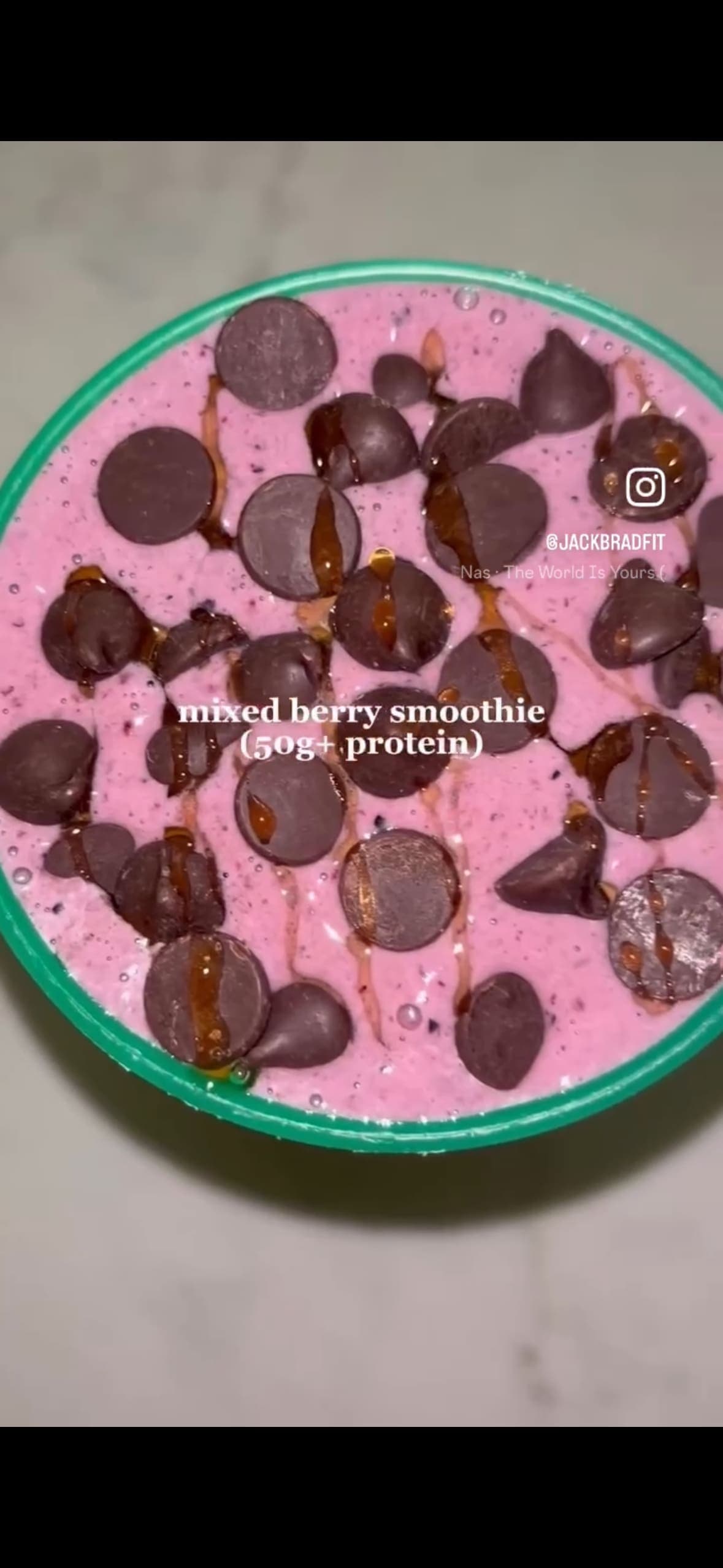 Mixed Berry Smoothie (50g+ protein)