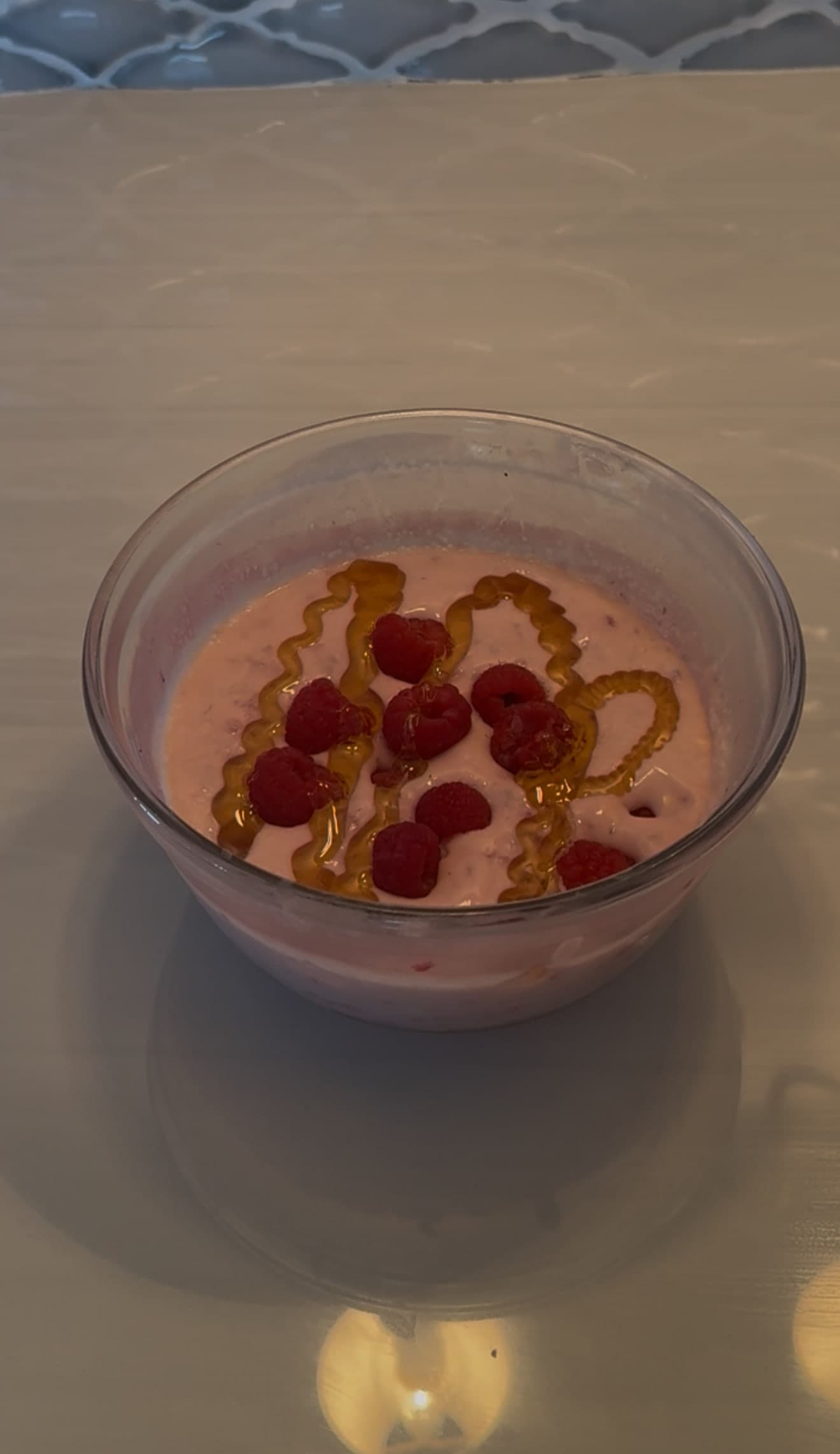 Rasberry Mouse yogurt bowl recipe
