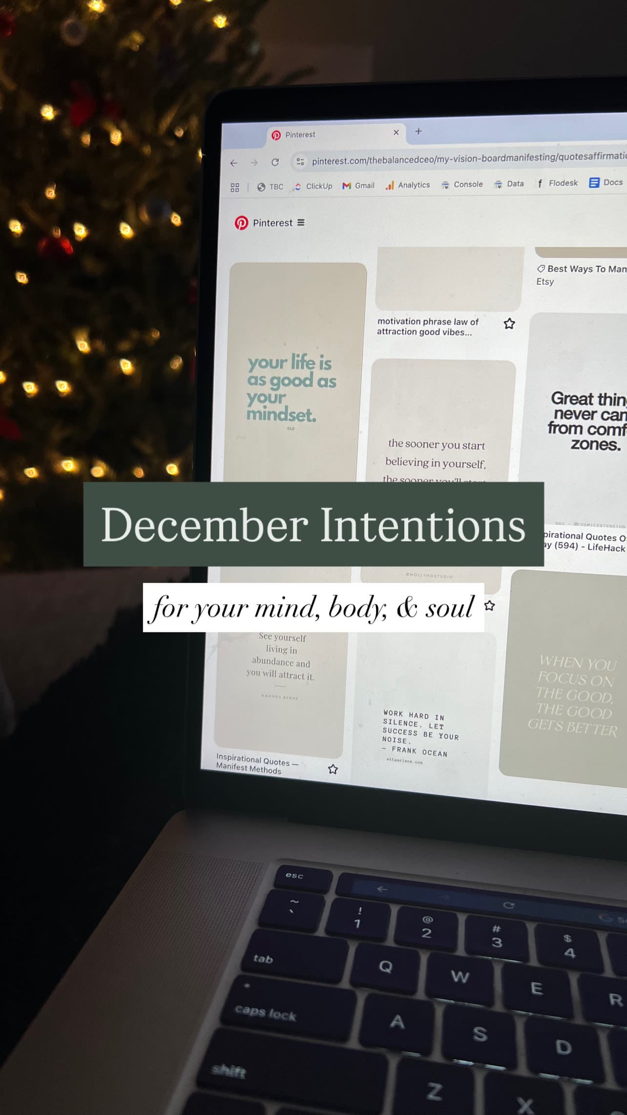 December Intentions 🎄