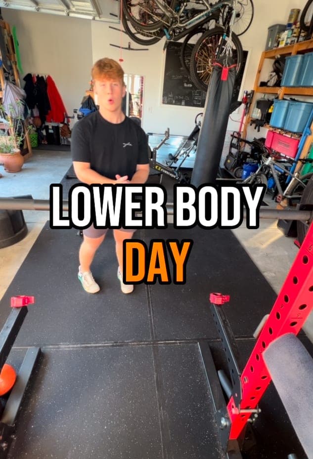 Lower body day