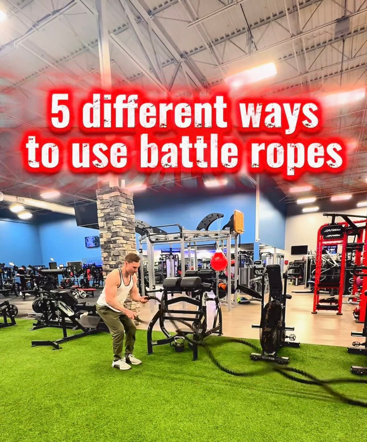5 ways to do battle ropes