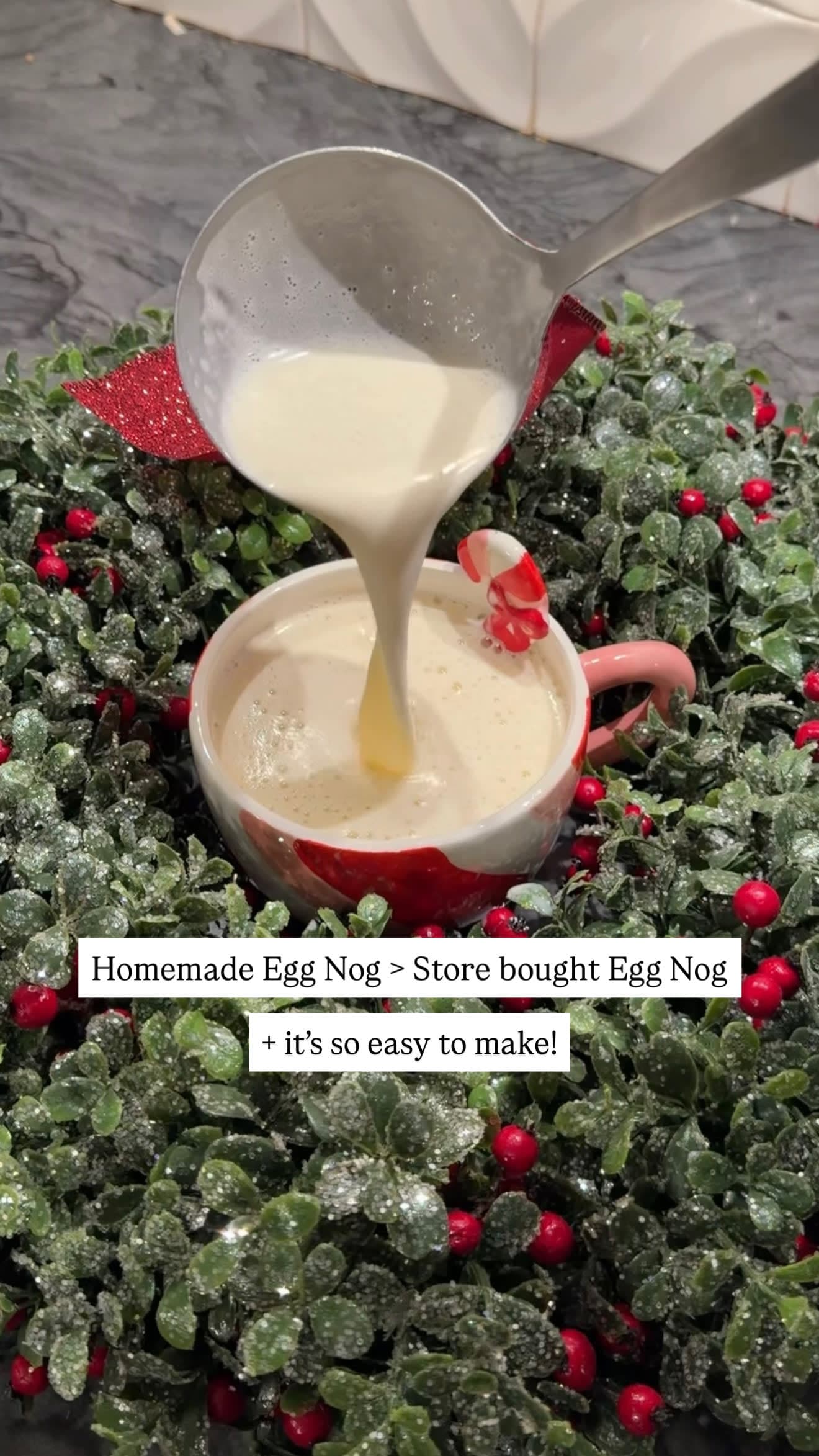 Homemade Egg Nog in 10 mins
