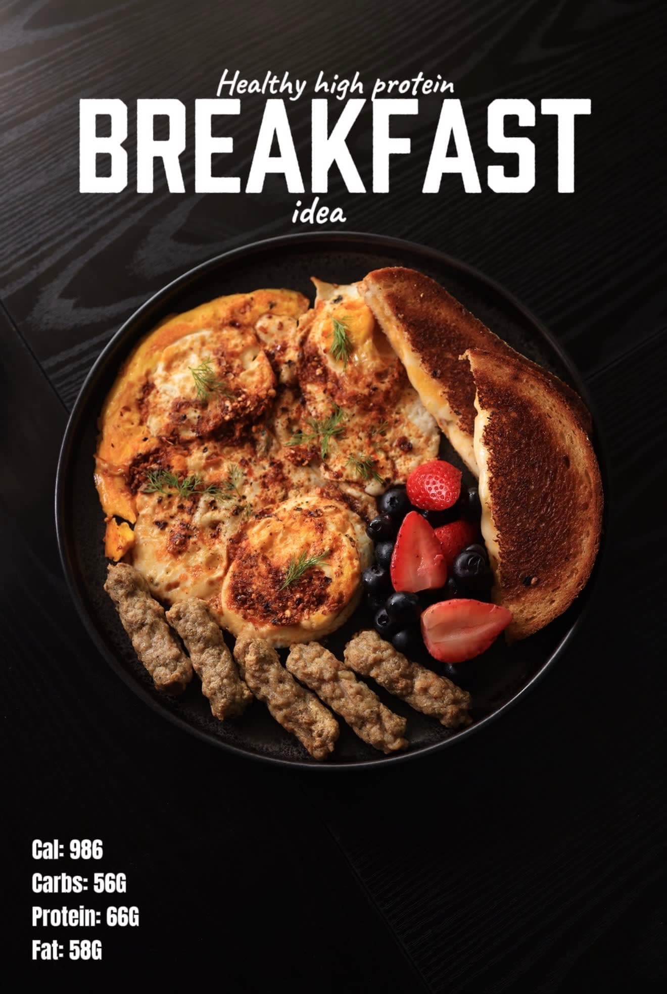 Healthy high protein breakfast idea💡