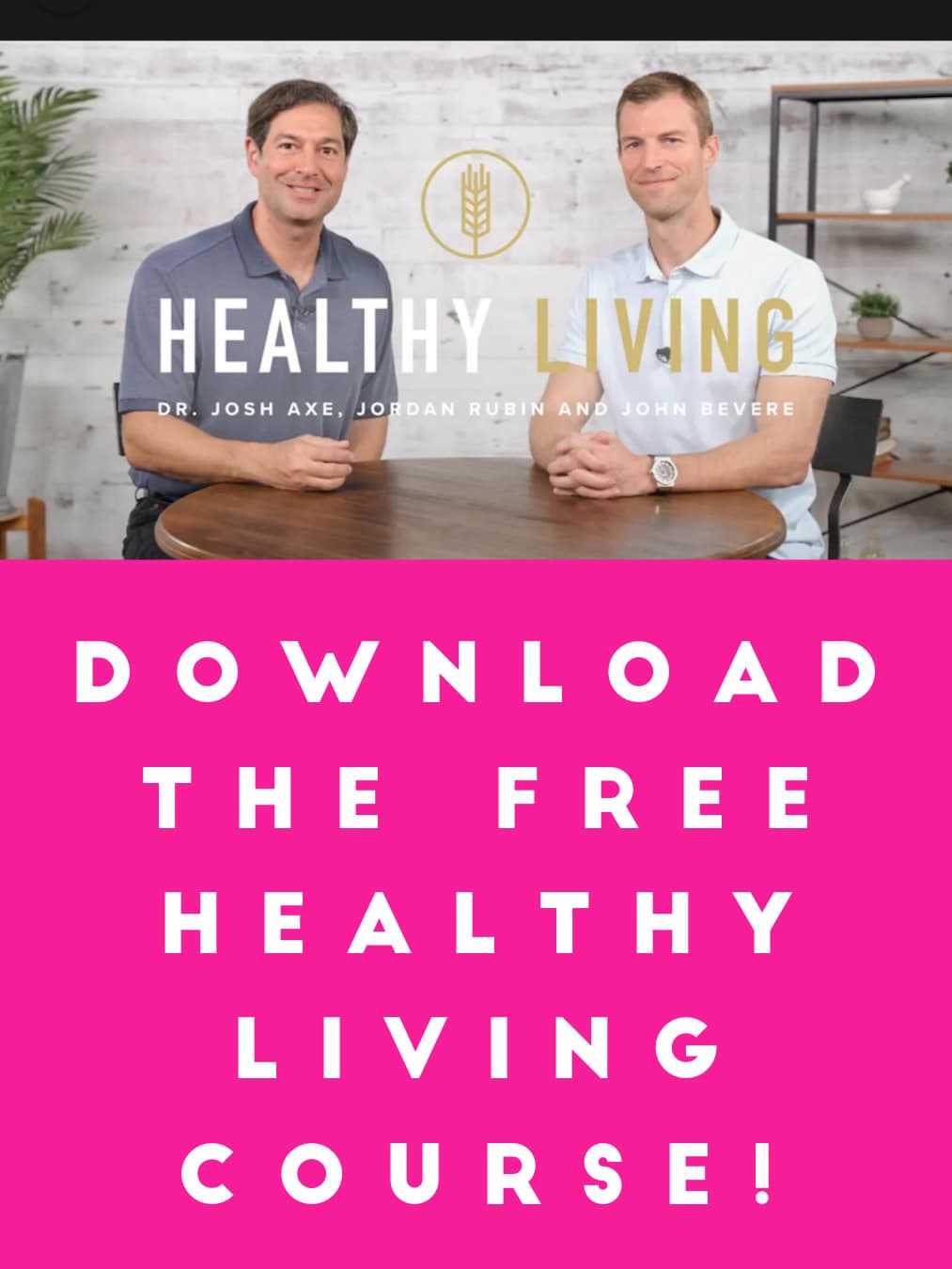 Free Healthy Living Course 🤩