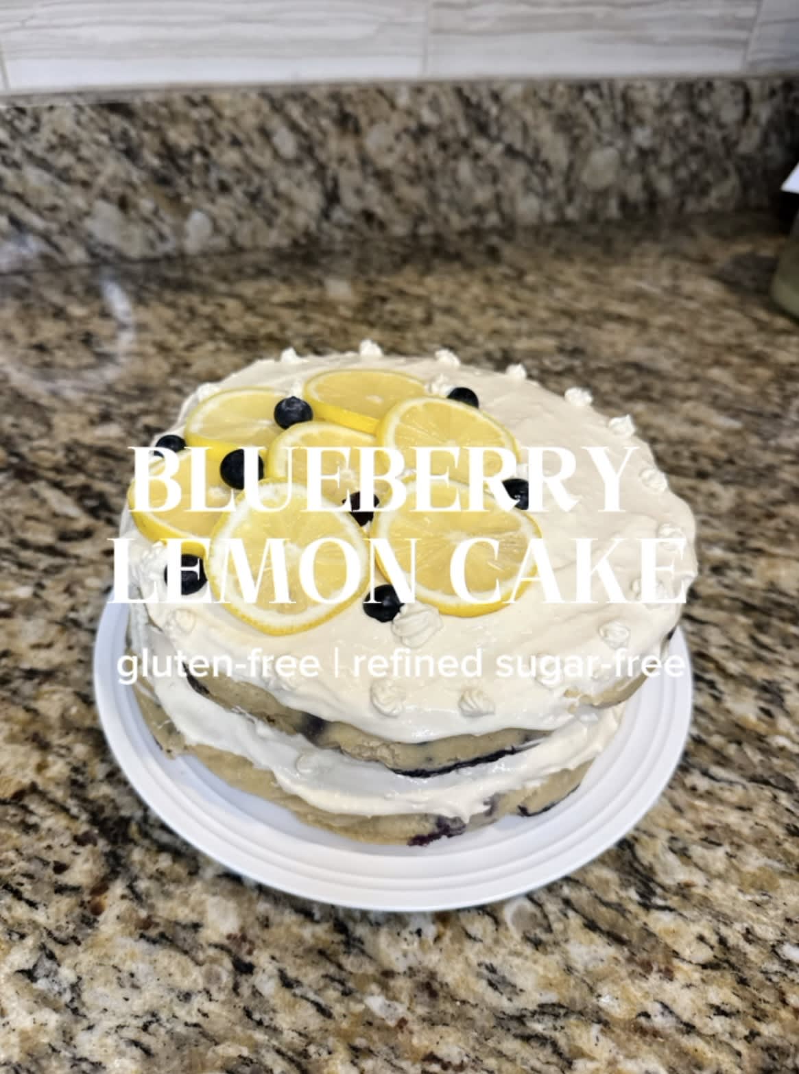 Blueberry Lemon Cake 🫐🍋🍰