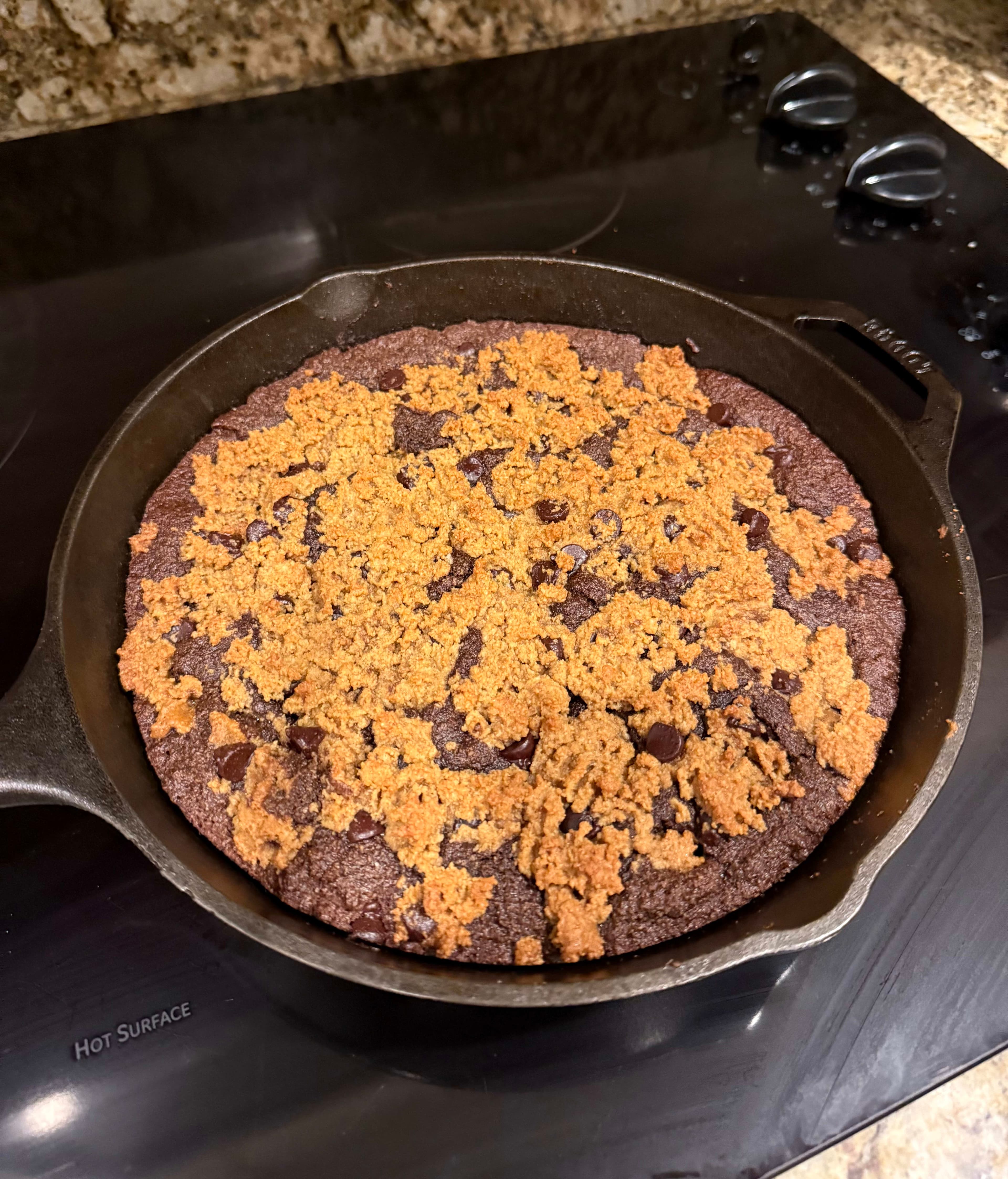 Brownie Cookie Skillet🍫🍪