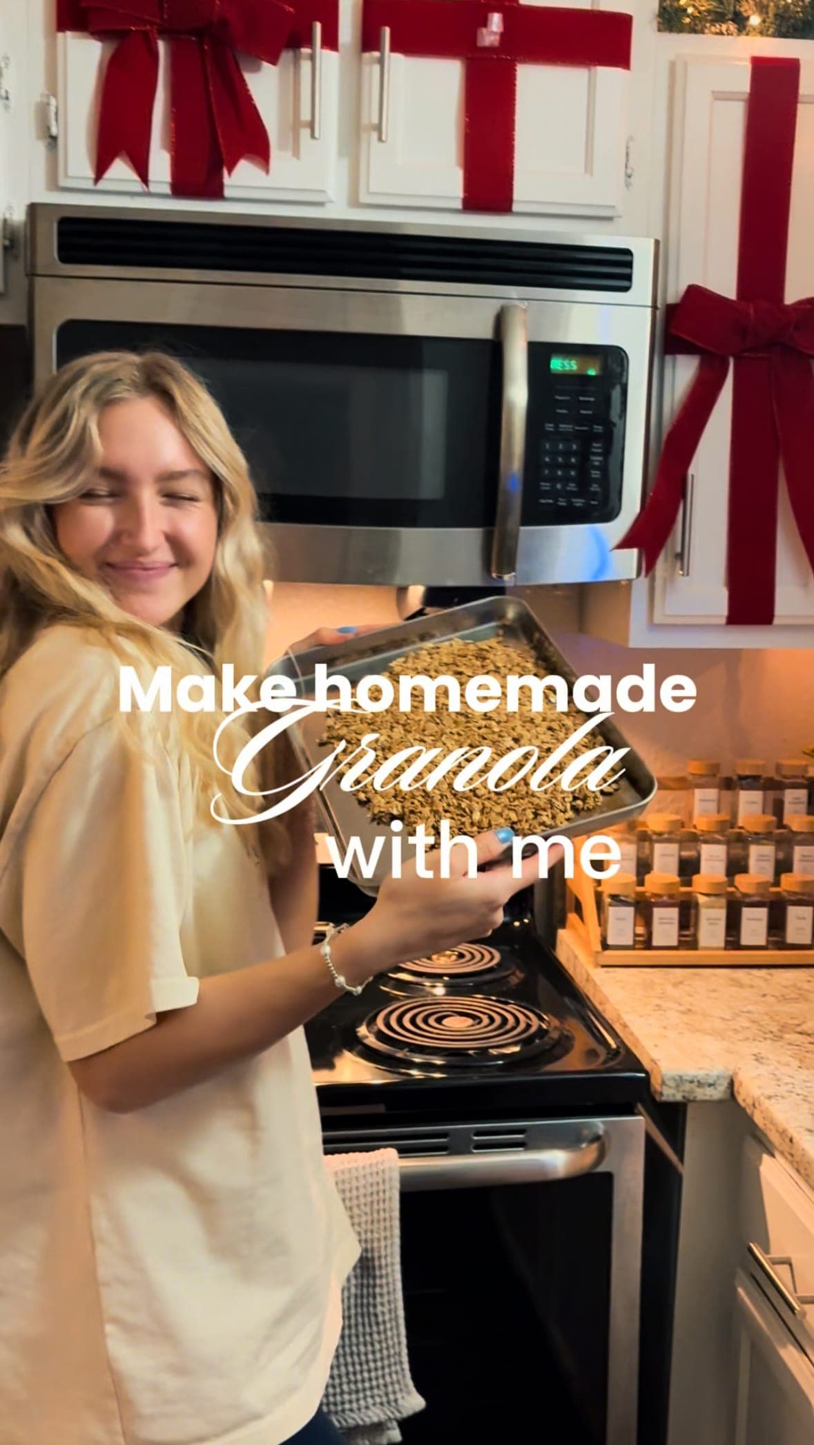 Homemade granola + seed oil free!