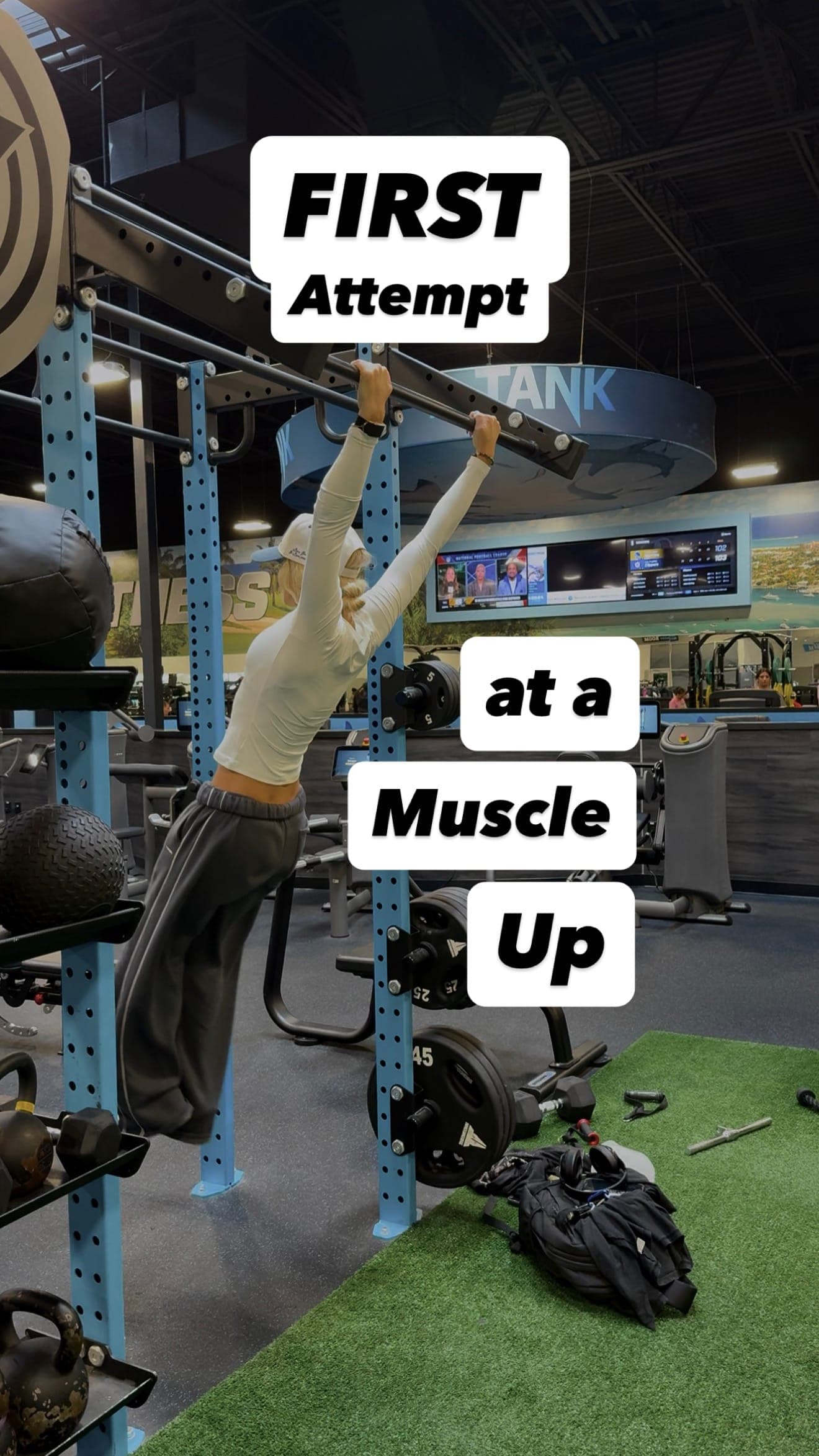 FIRST attempt at a muscle up