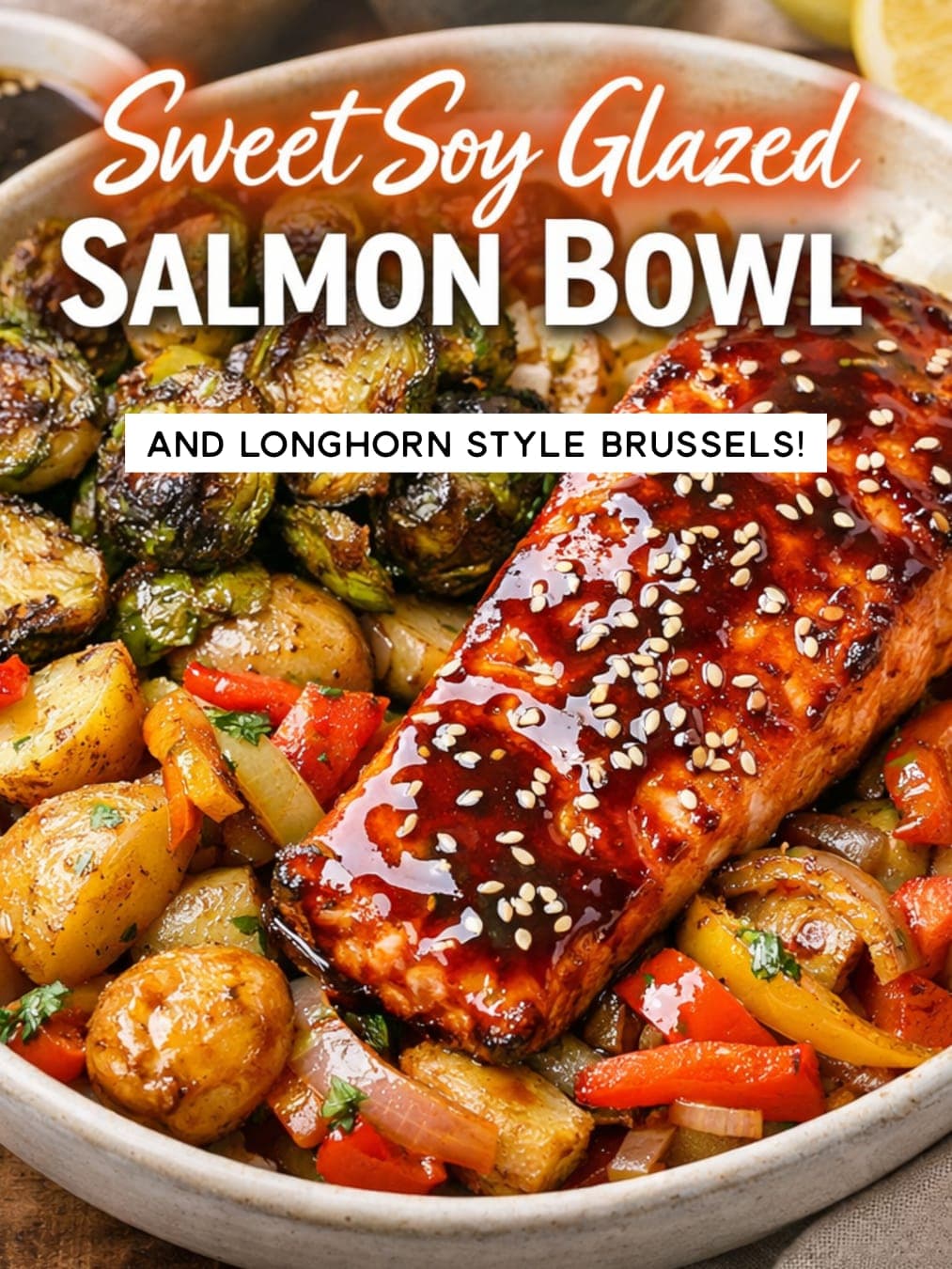 Sweet Soy Glazed Salmon Bowl