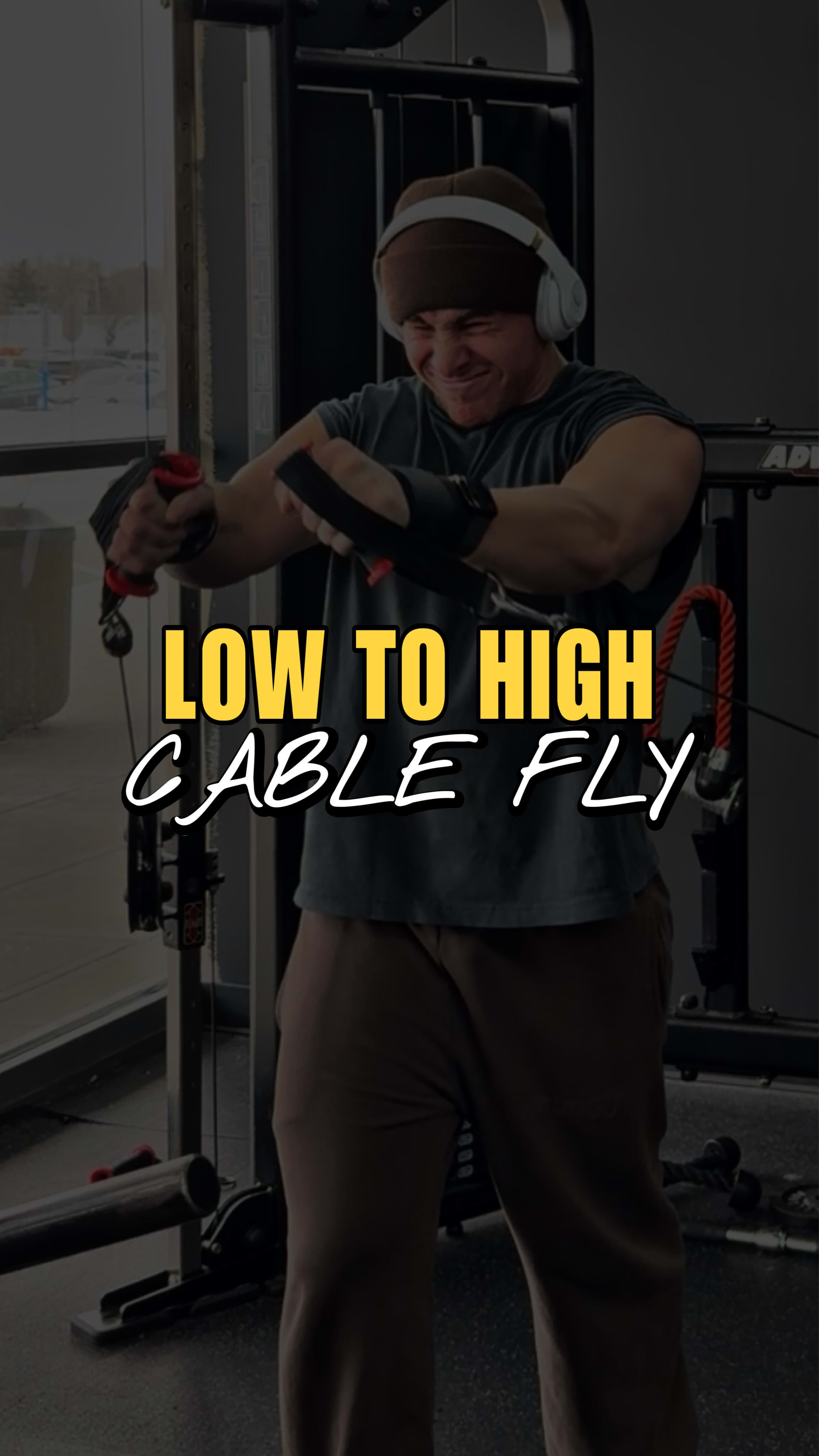 Low to high chest fly