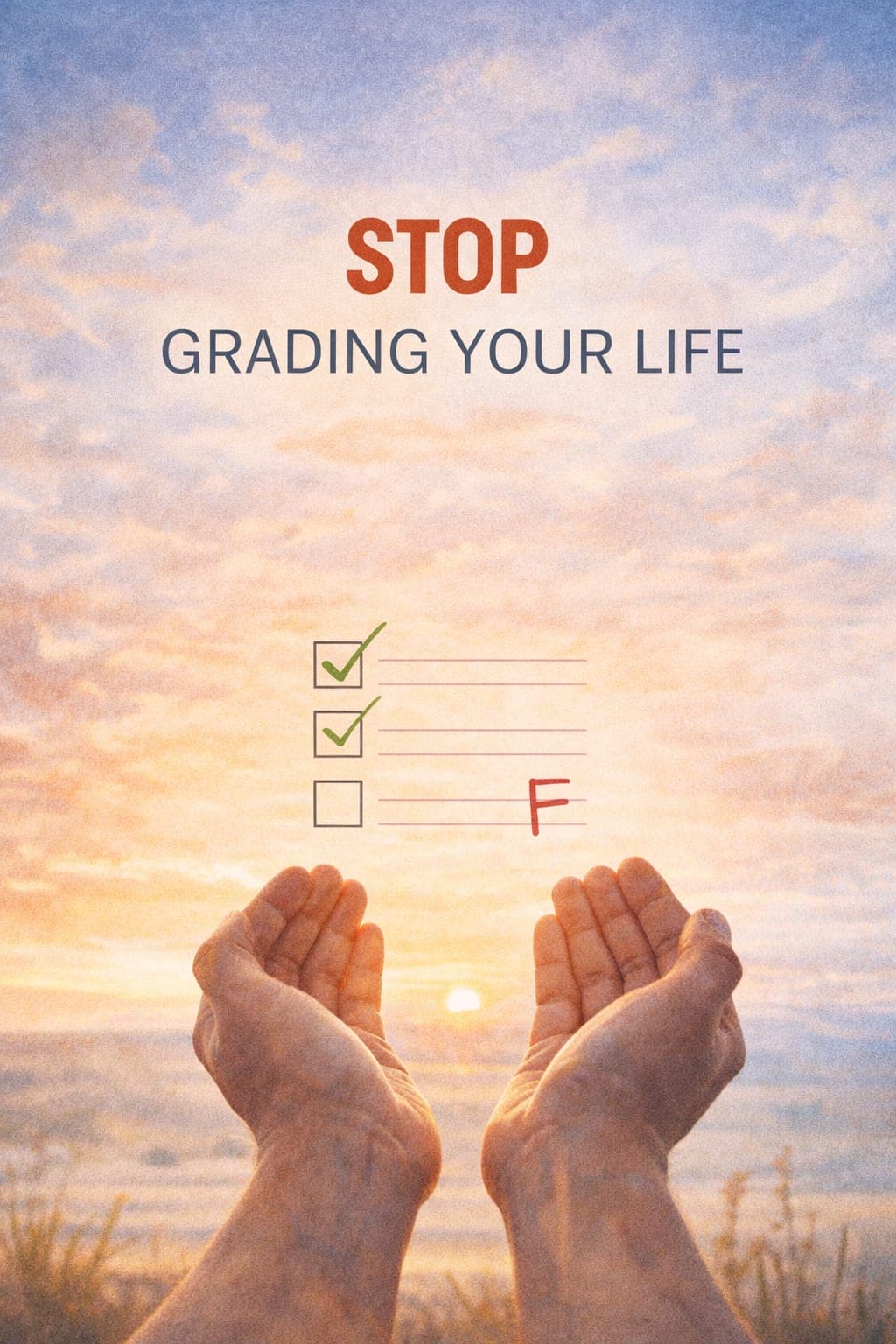 STOP GRADING YOUR LIFE