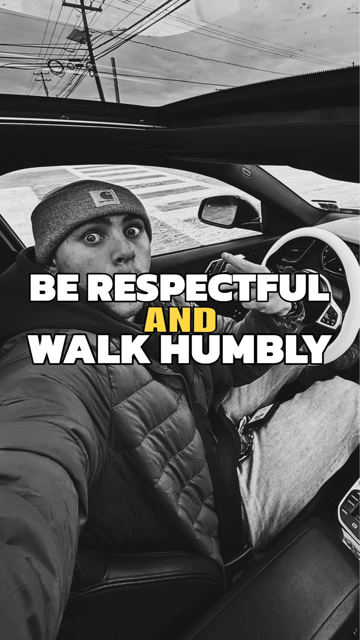 Be respectful and walk humbly