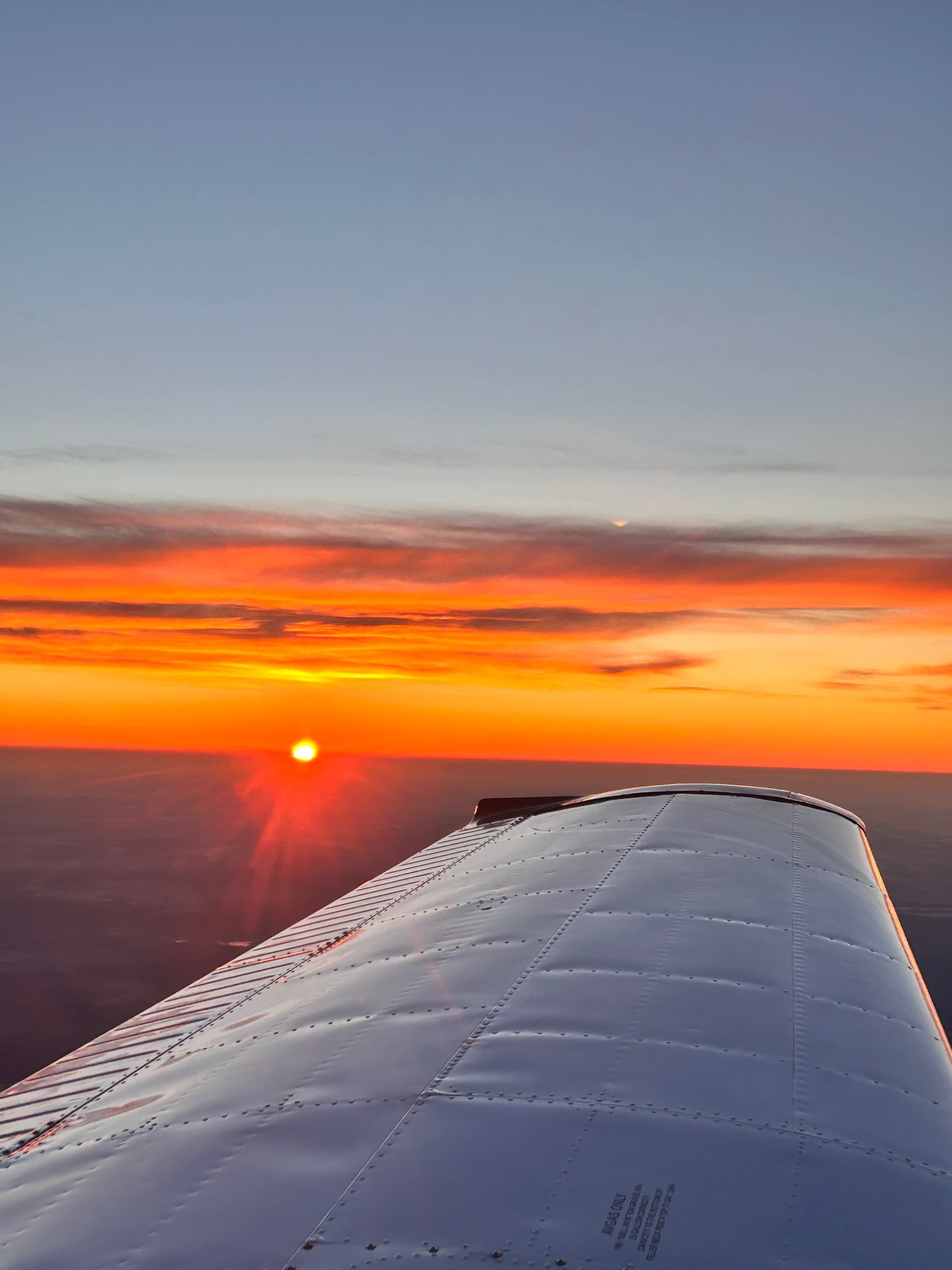 Sunrise flight
