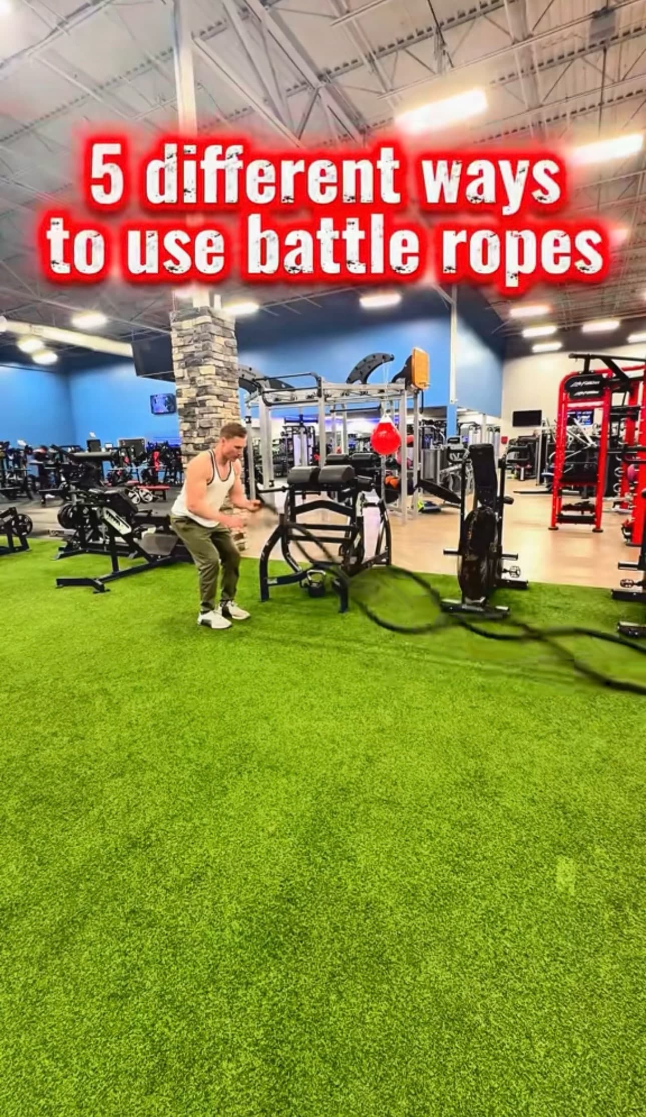 5 Battle Rope Variations